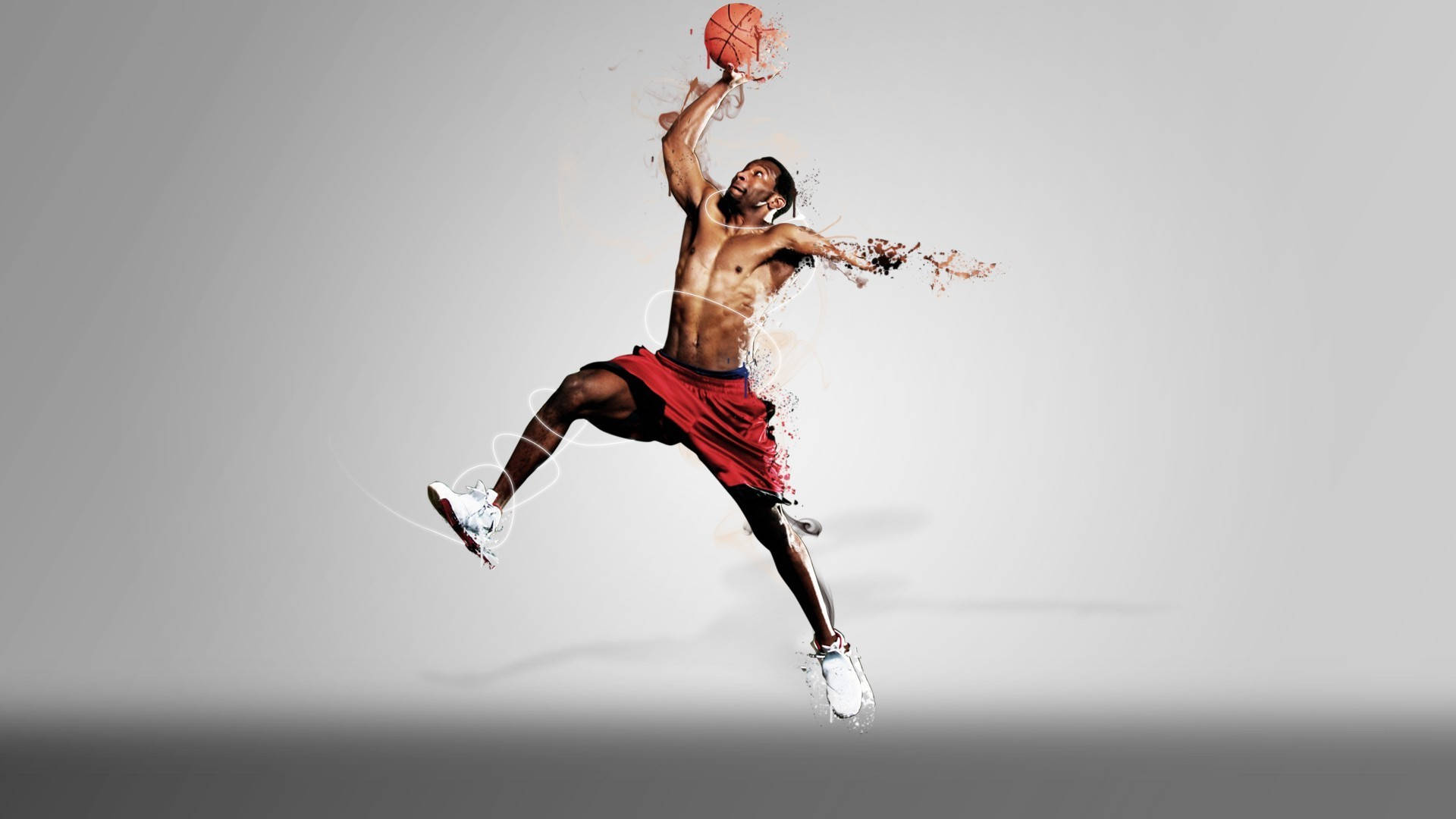 Hd Basketball Player In White Background