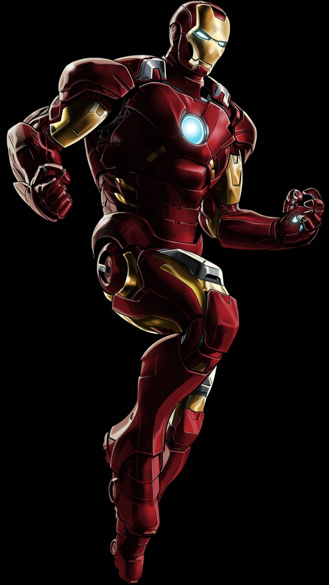 Hd Black Background Iron Man Superhero Background