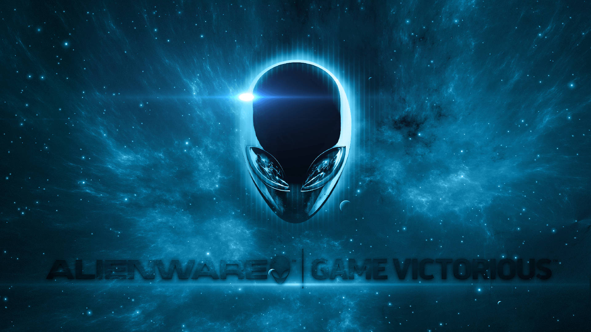 Hd Blue Aesthetic Alienware Background