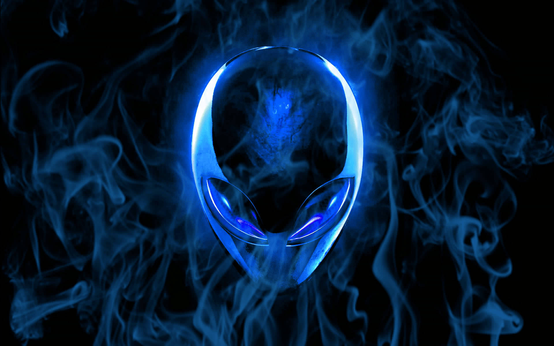 Hd Blue Aesthetic Art Alienware Background