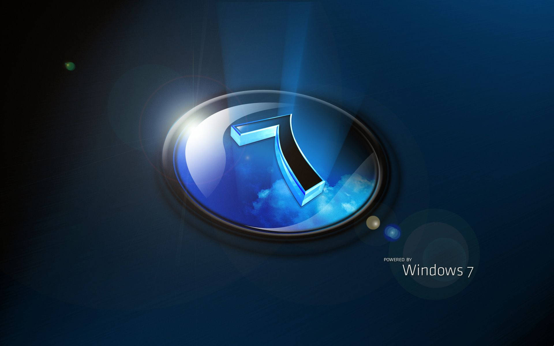 Hd Blue Windows 7 Background