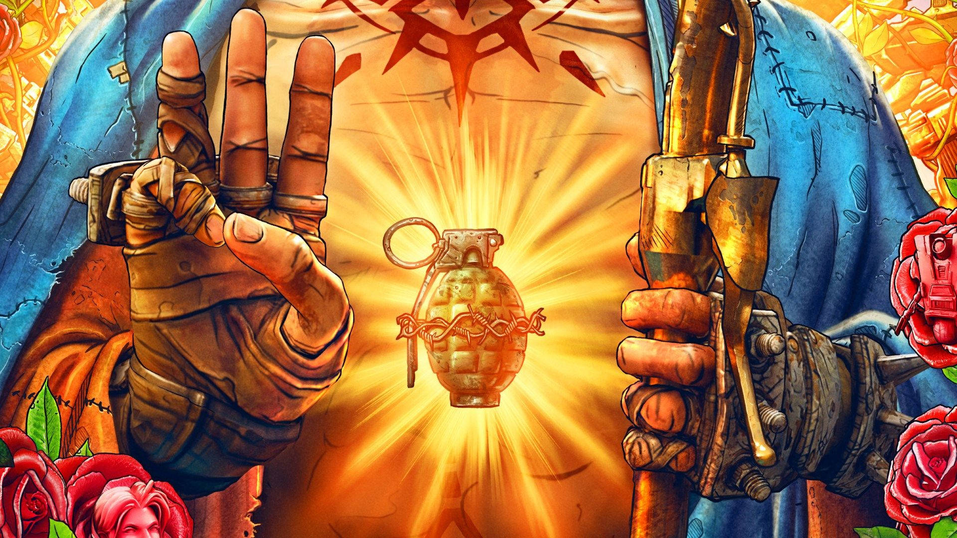 Hd Borderlands 3 Grenade Heart Background