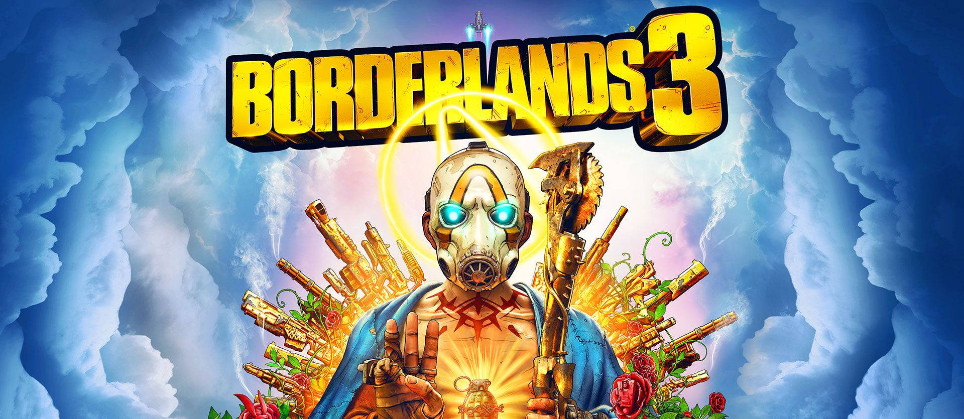 Hd Borderlands 3 Logo And Psycho Background