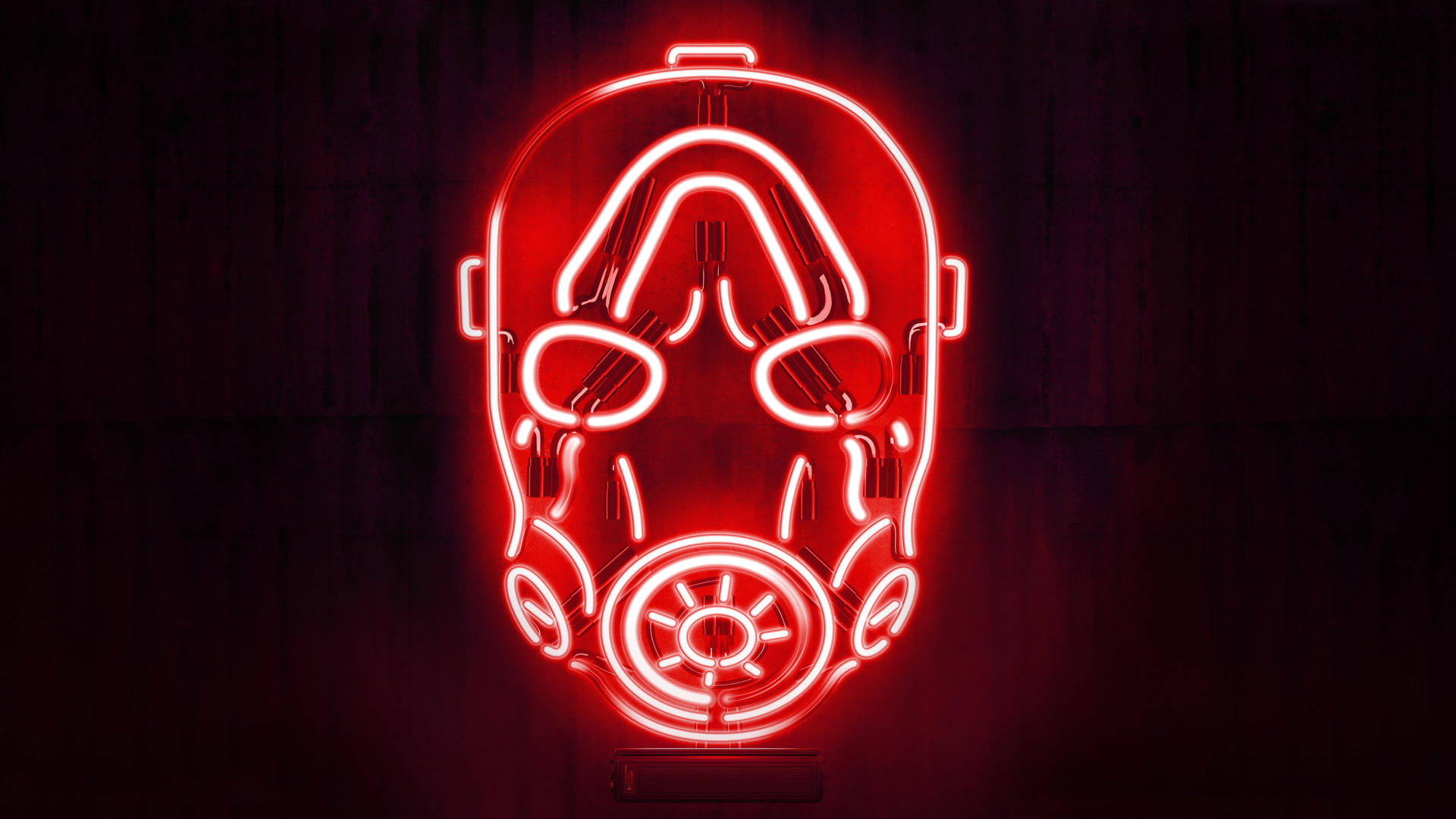 Hd Borderlands 3 Neon Psycho Mask Background