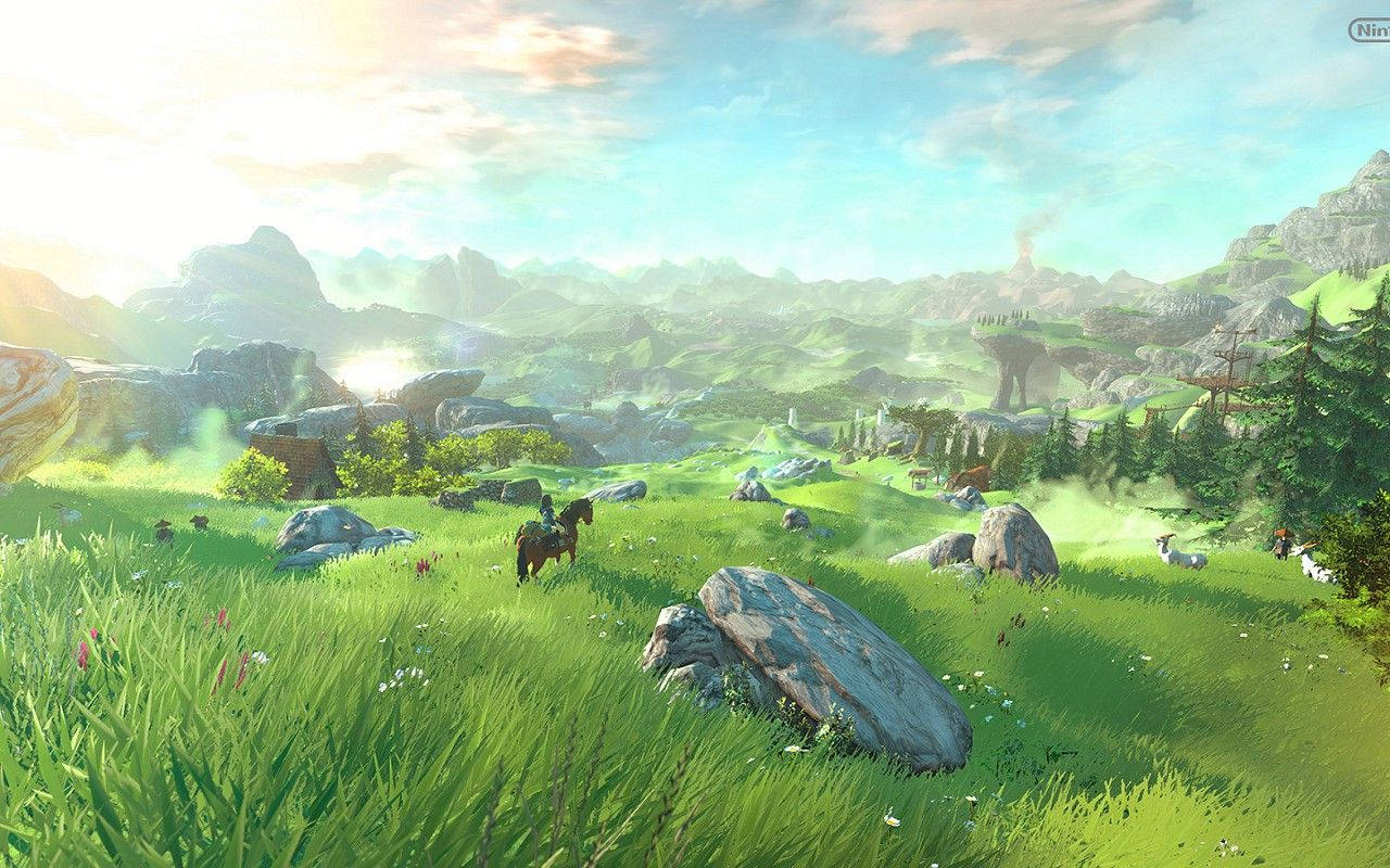 Hd Breath Of The Wild Land Background