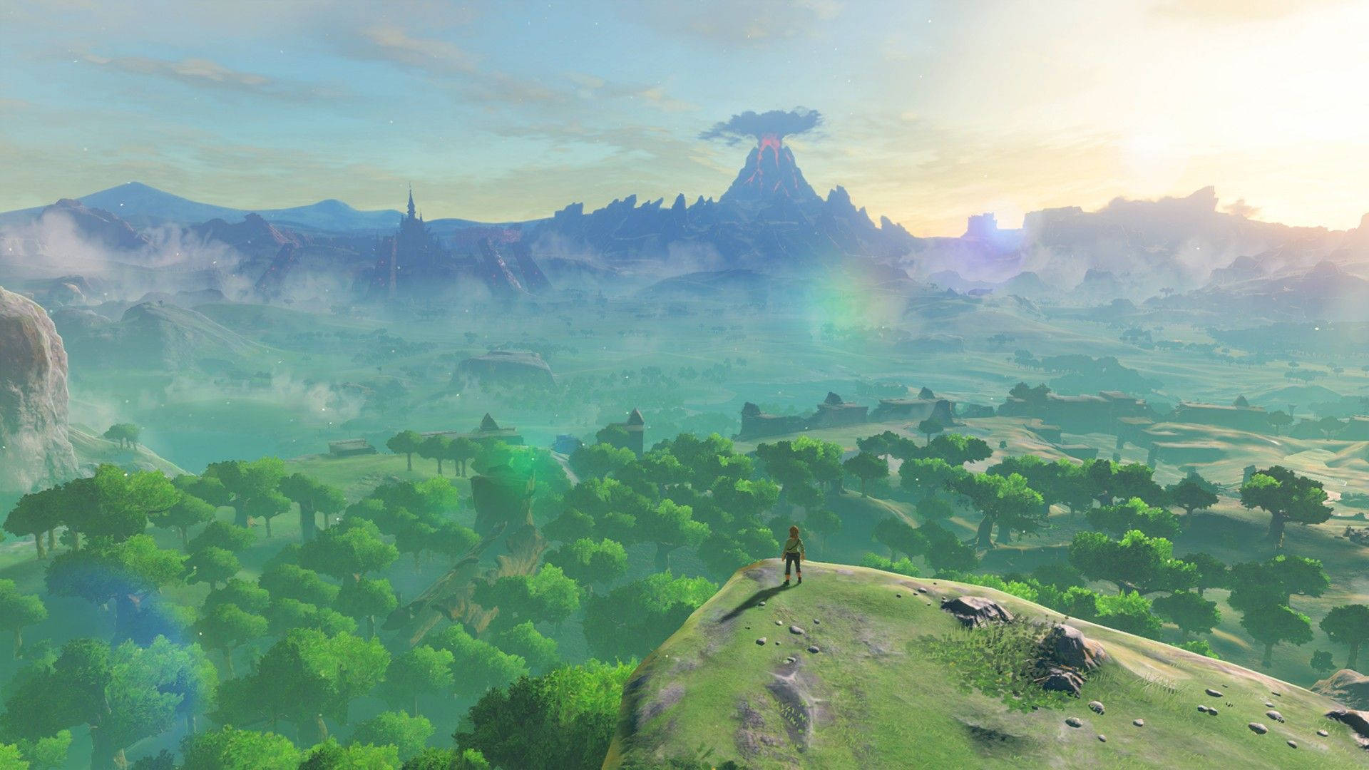 Hd Breath Of The Wild Landscape Background