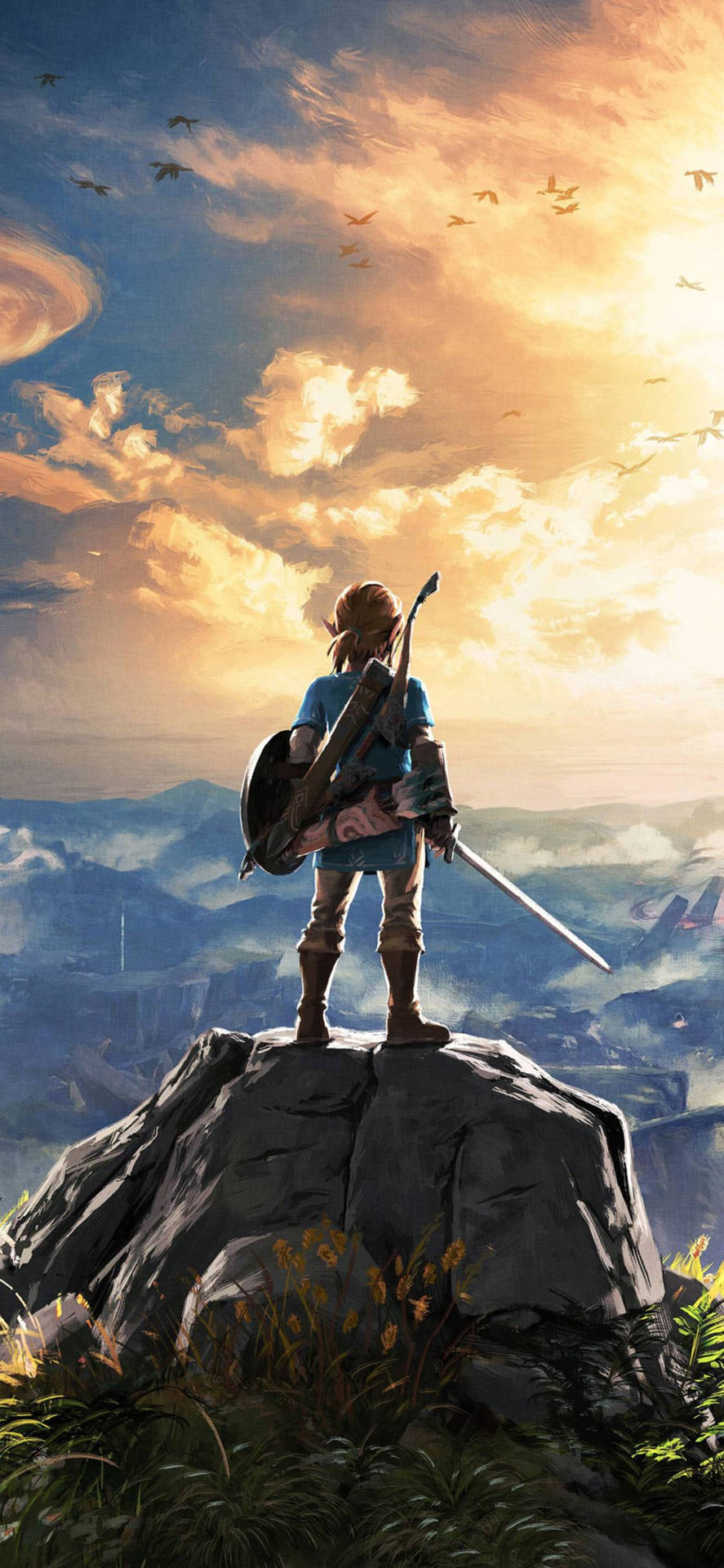 Hd Breath Of The Wild Link Cover Background
