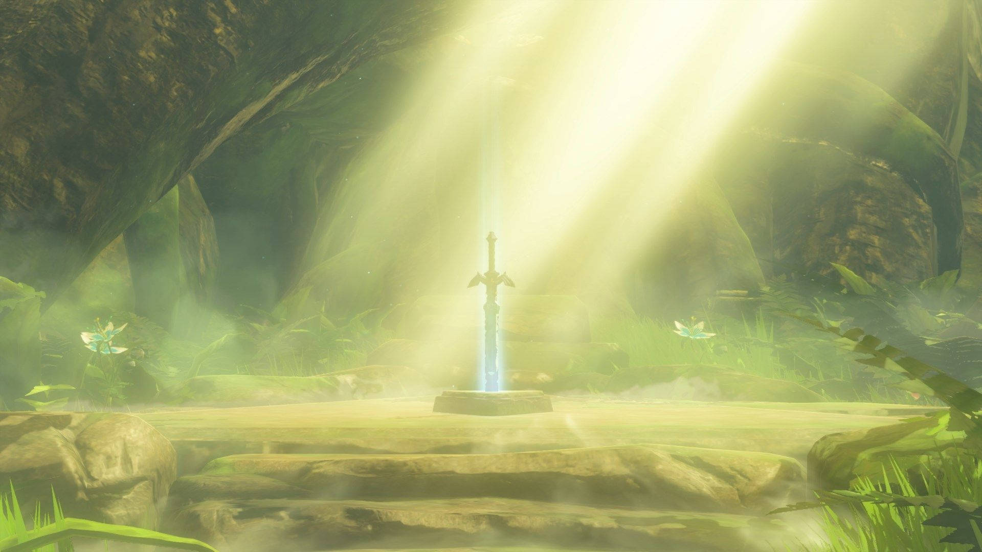 Hd Breath Of The Wild Master Sword Background