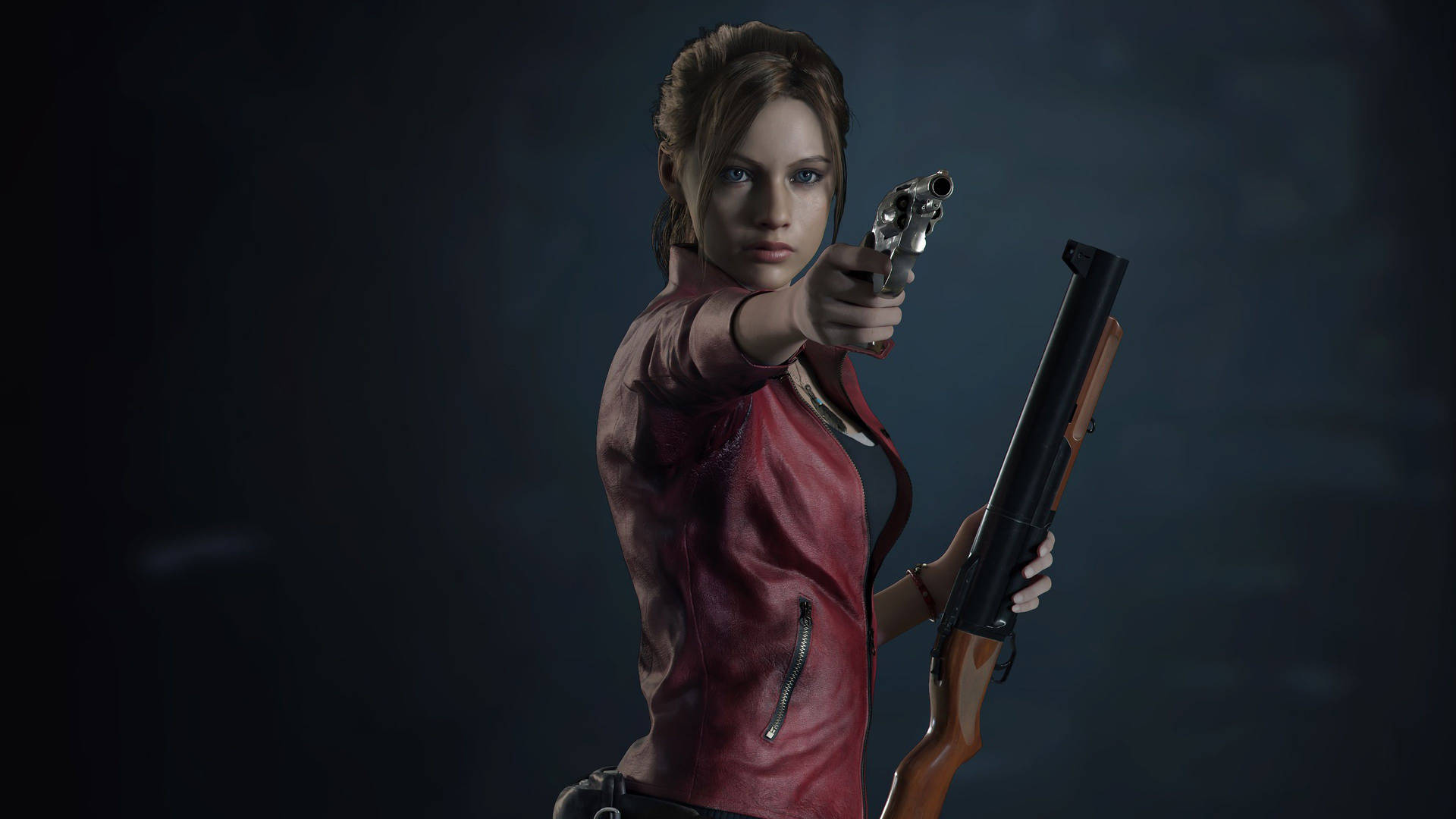 Hd Claire Redfield Resident Evil 2 Remake Background