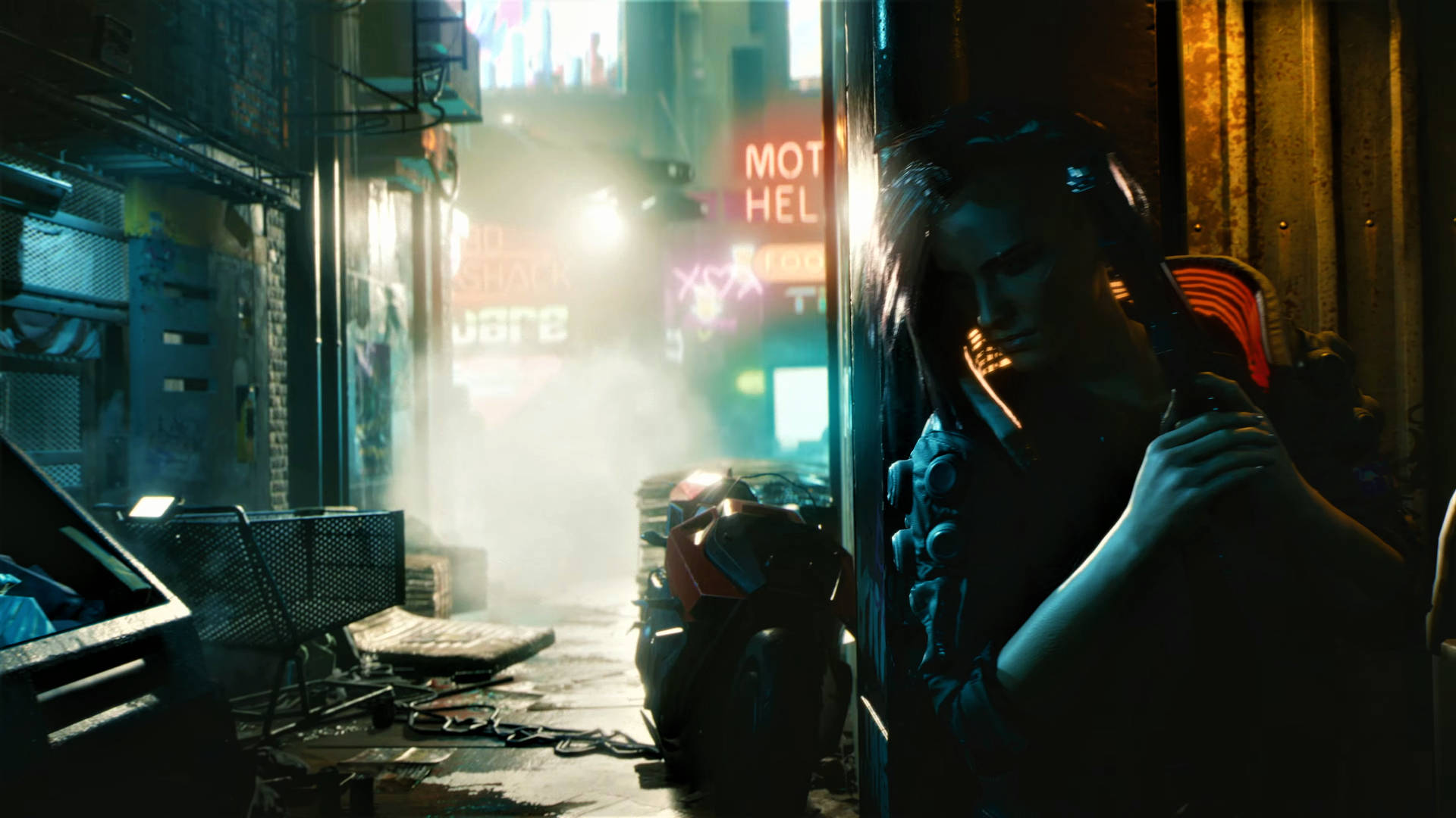 Hd Cyberpunk 2077 Female V Background