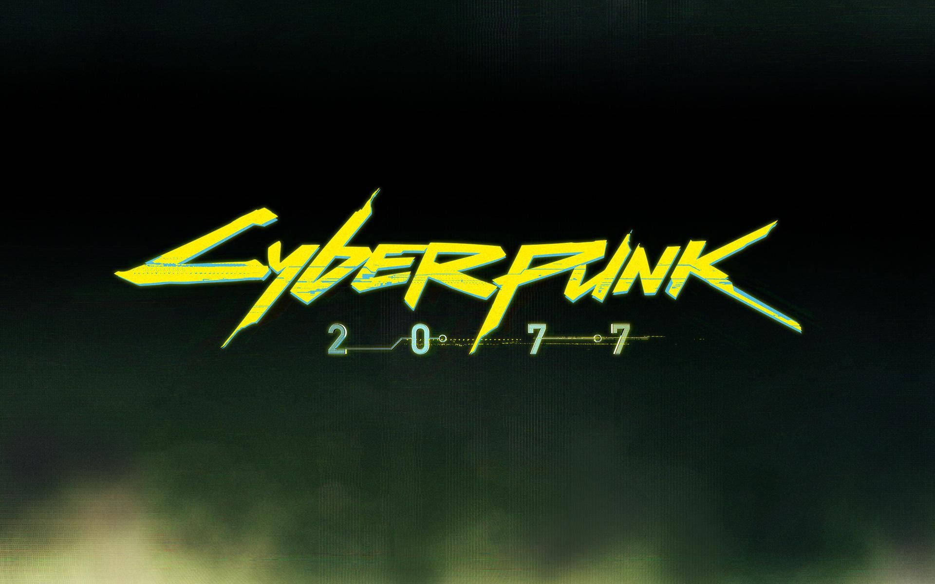 Hd Cyberpunk 2077 Title Card Background