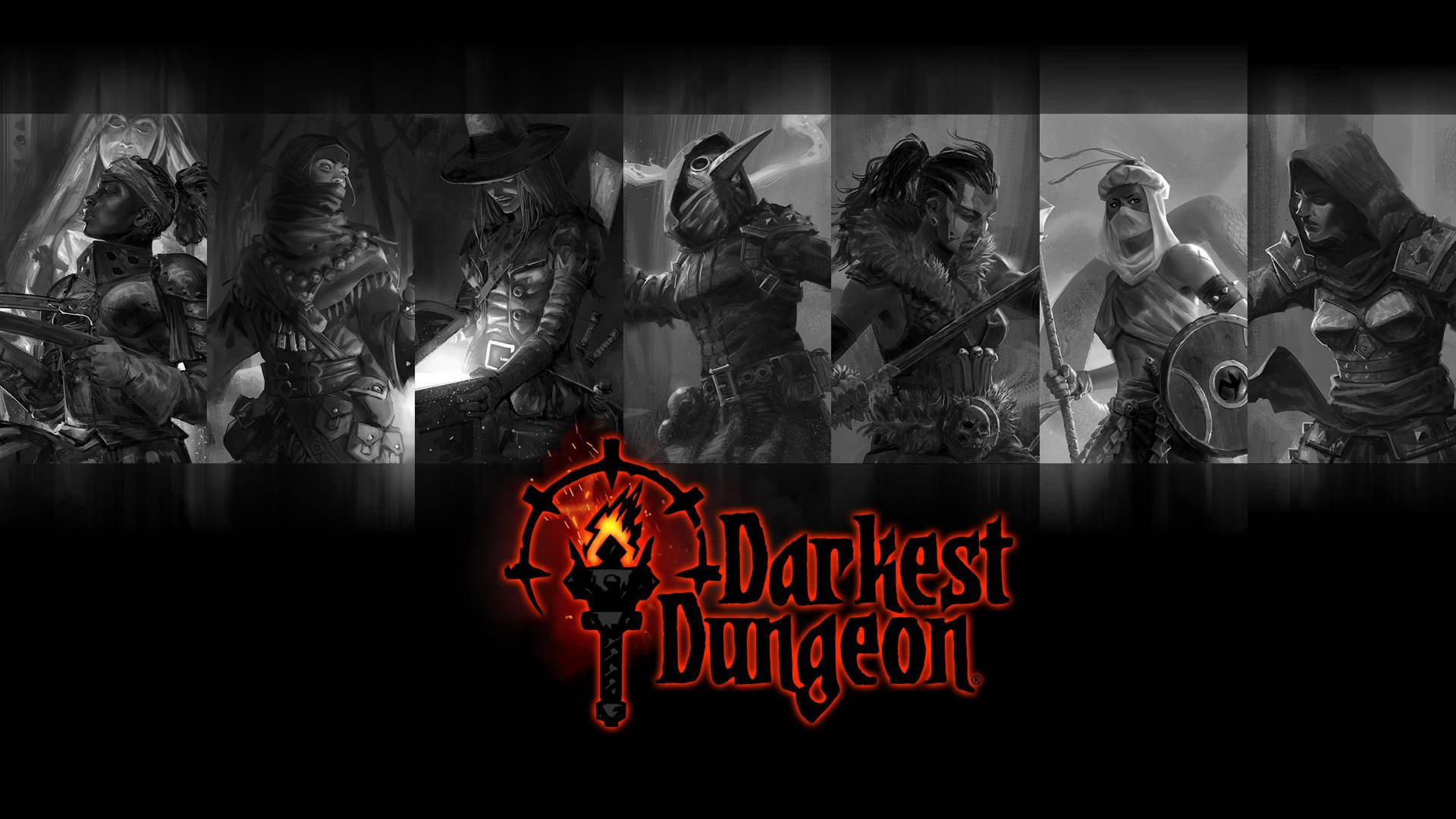 Hd Darkest Dungeon Heroes Background
