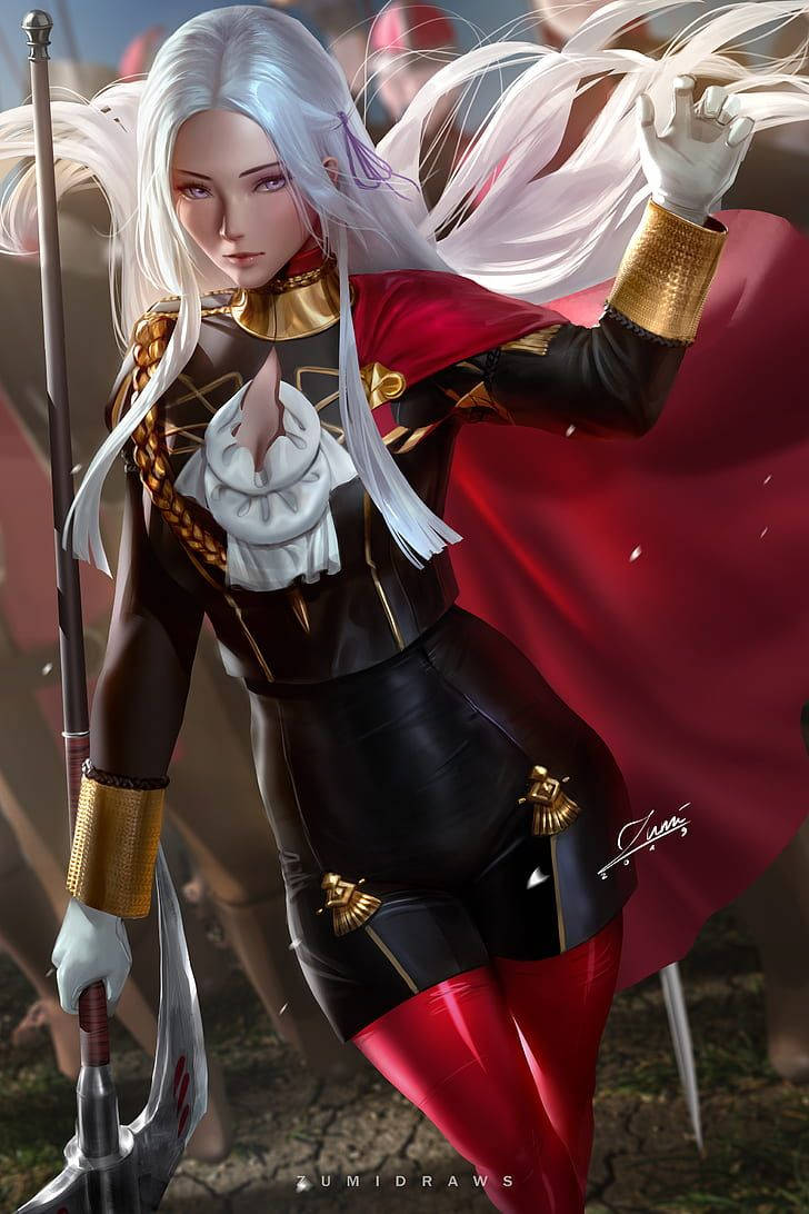Hd Edelgard Of Fire Emblem Three Houses Background