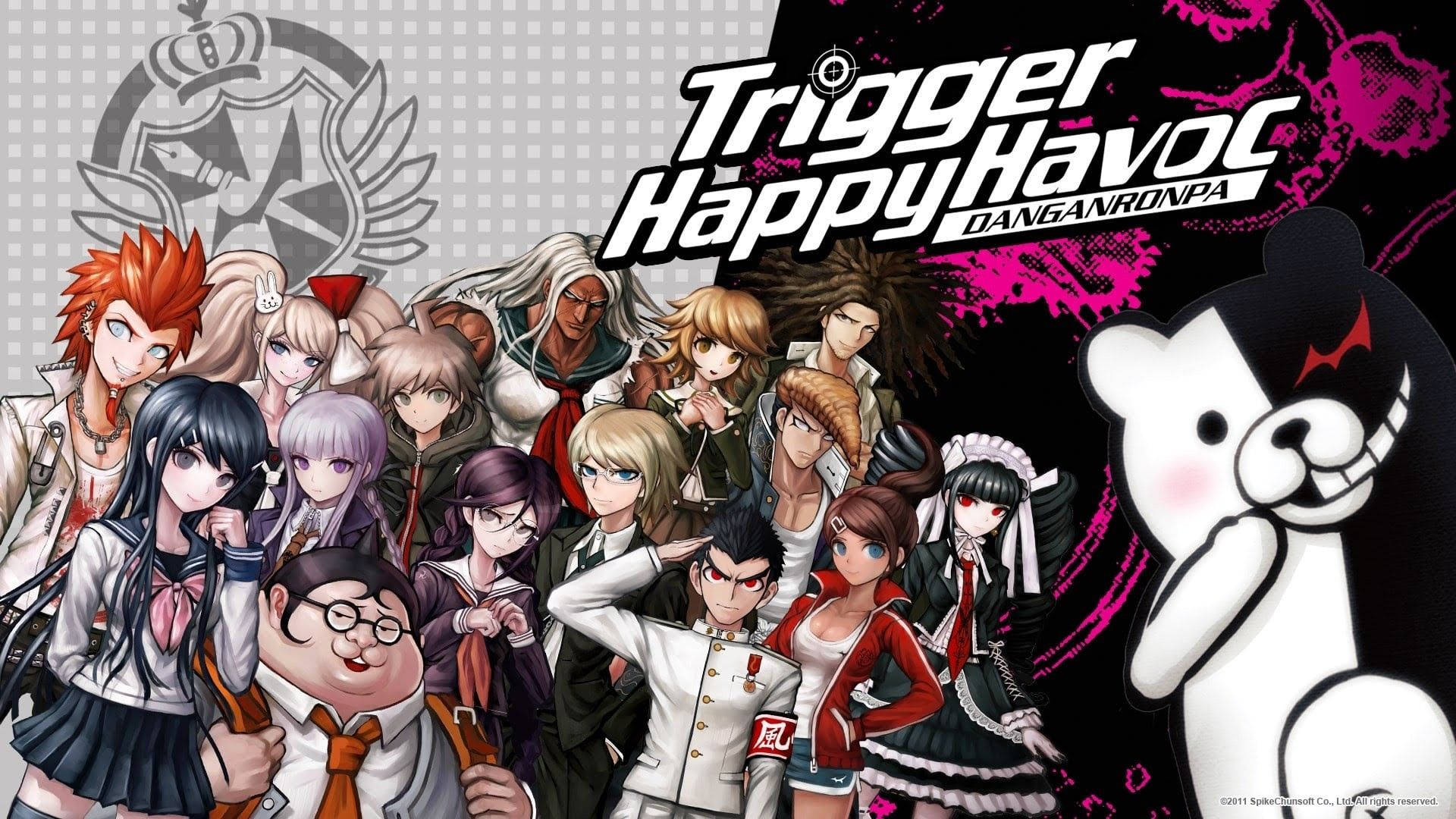 Hd Game Cover Of Danganronpa Background