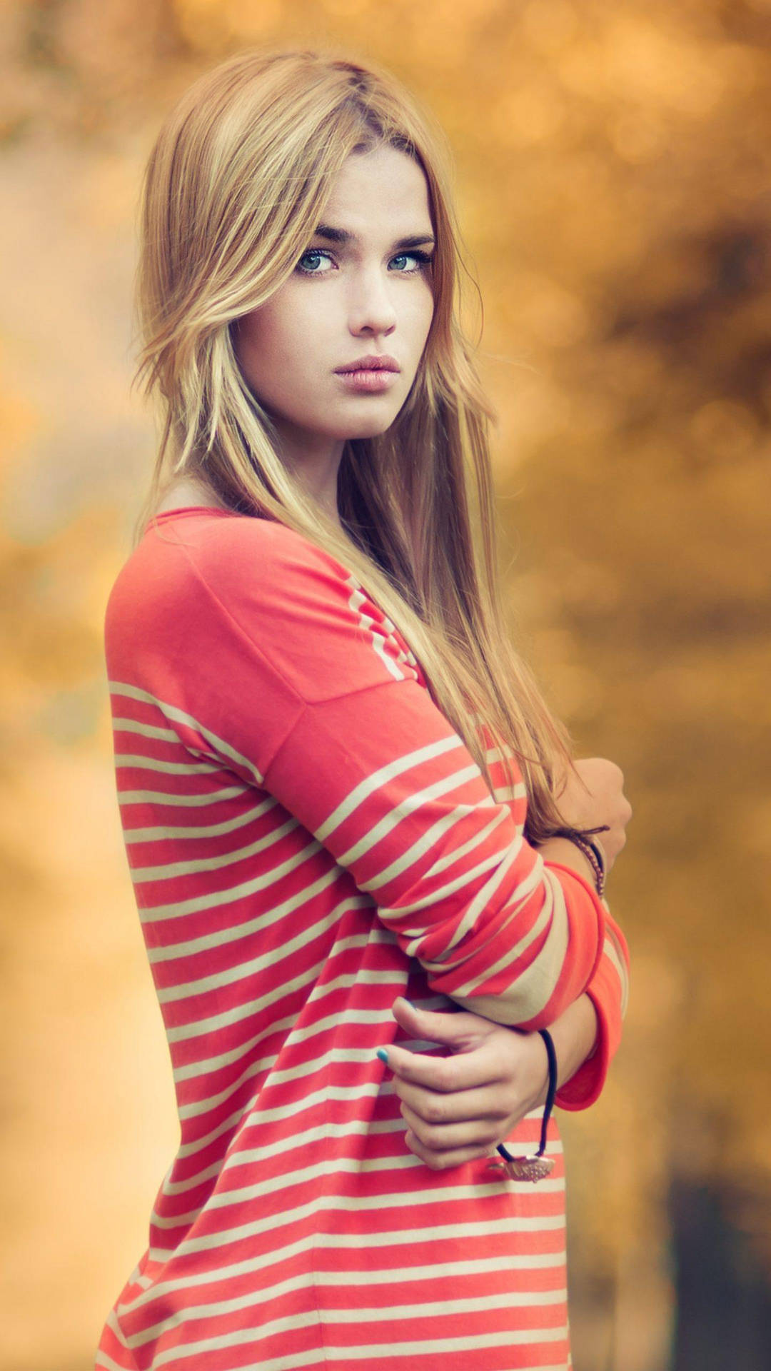 Hd Girl Autumn Photoshoot Background