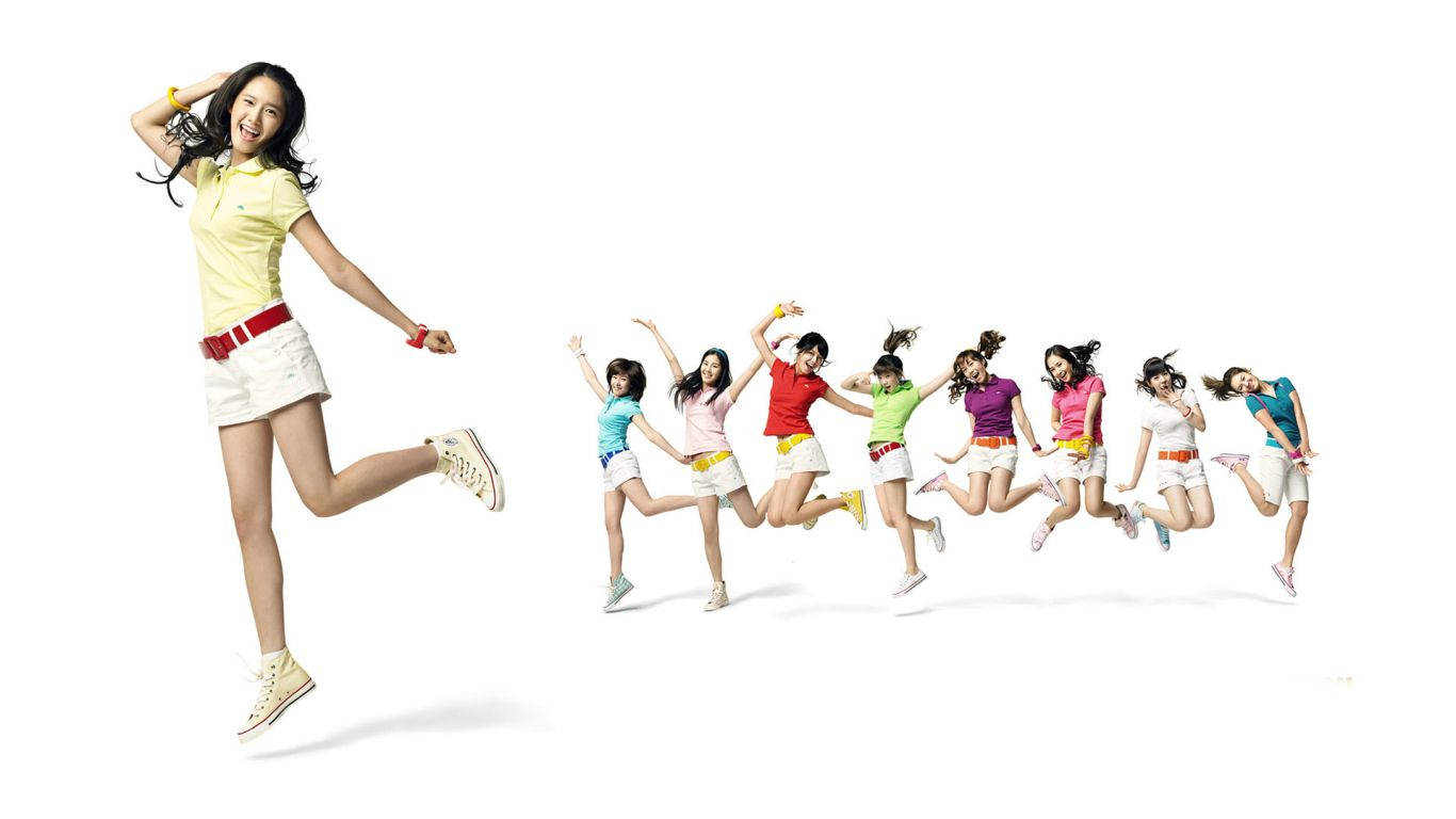 Hd Girl Yoona Jump Background
