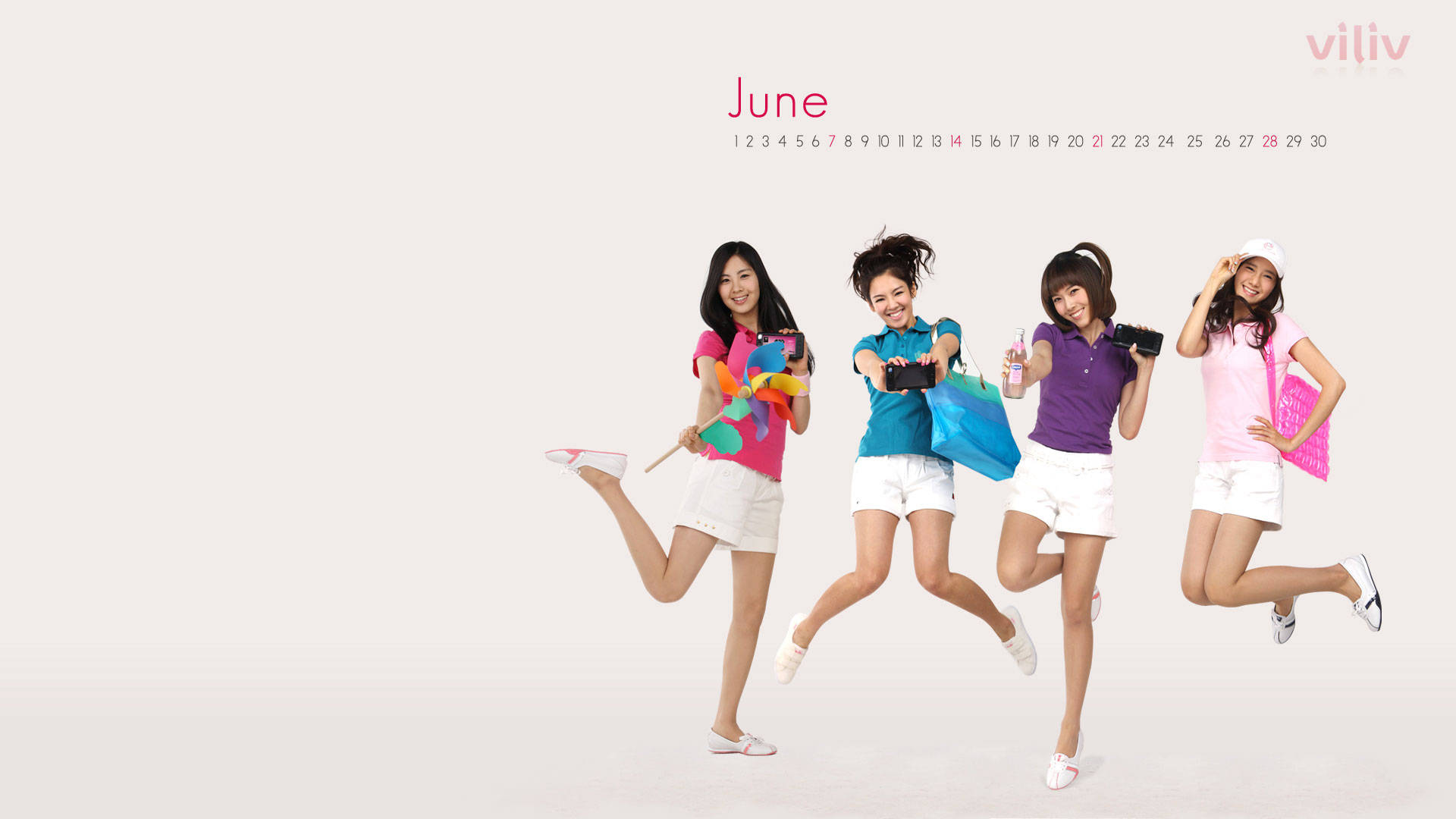 Hd Girls' Generation Calendar Cover Background