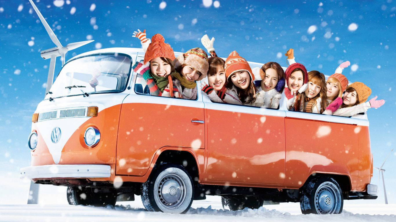 Hd Girls' Generation Winter Art Background