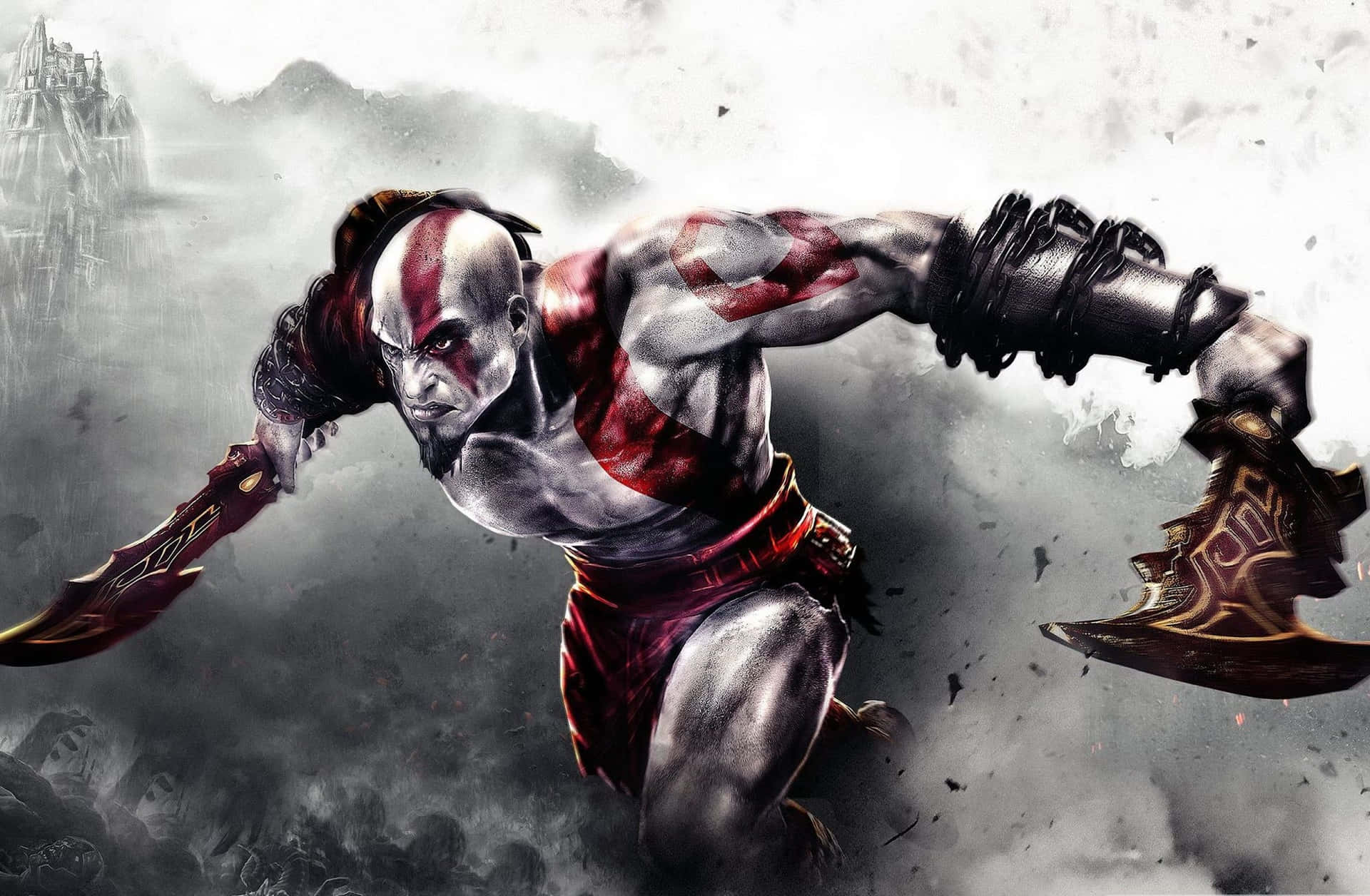 Hd Kratos Video Game Background