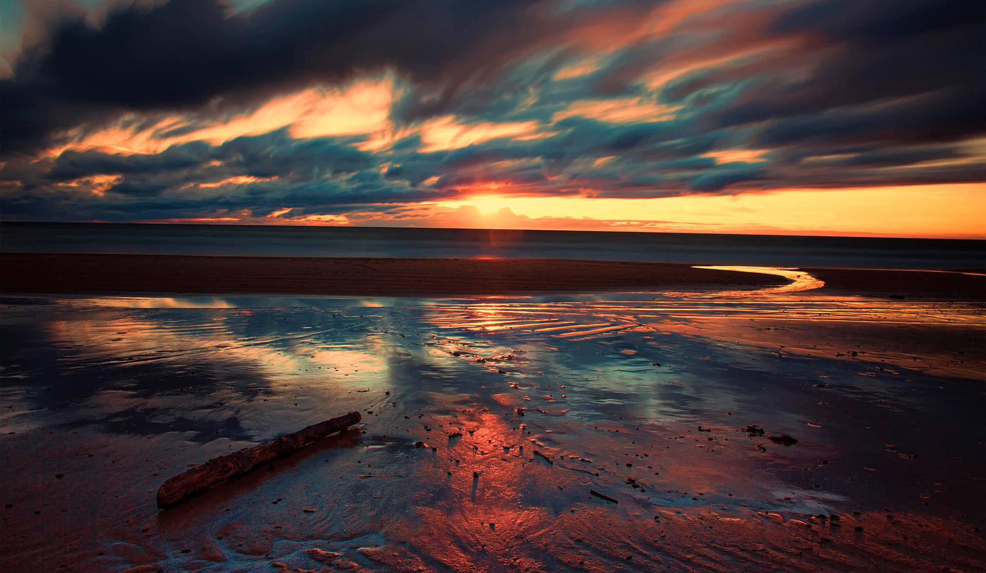 Hd Landscape Overcast Sky Background