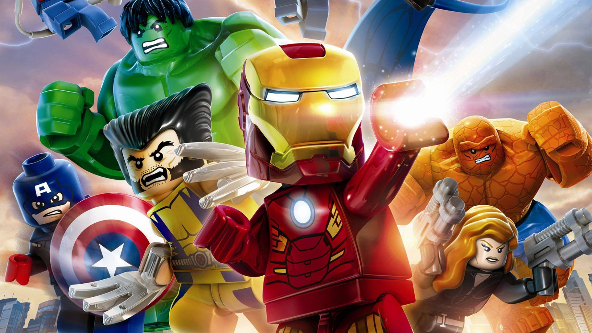 Hd Marvel's Avengers Lego Background