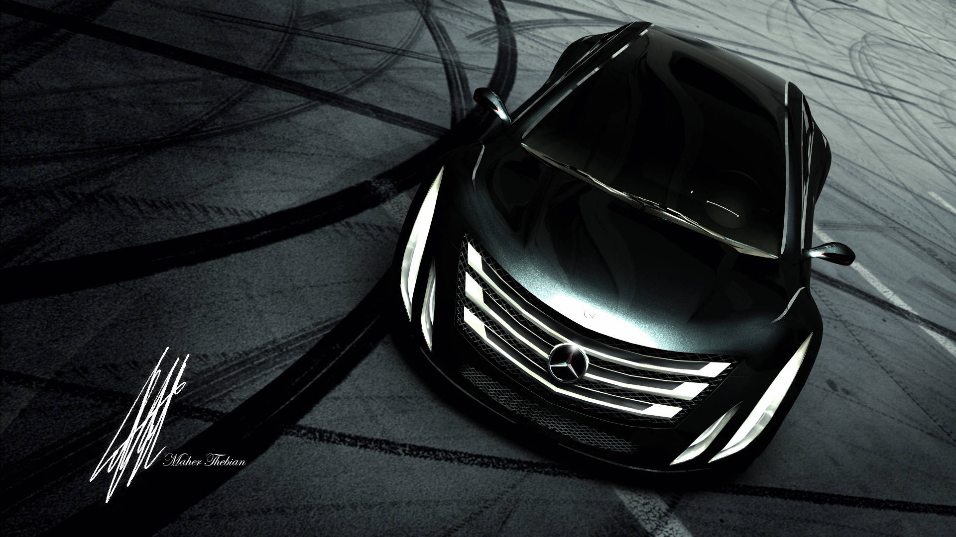 Hd Mercedes Benz Concept Car Background