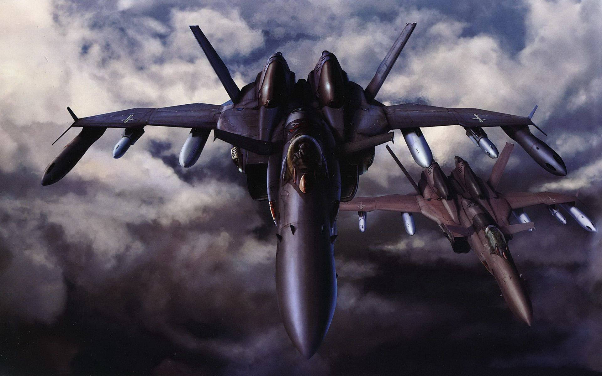 Hd Military Plane Artwork Background