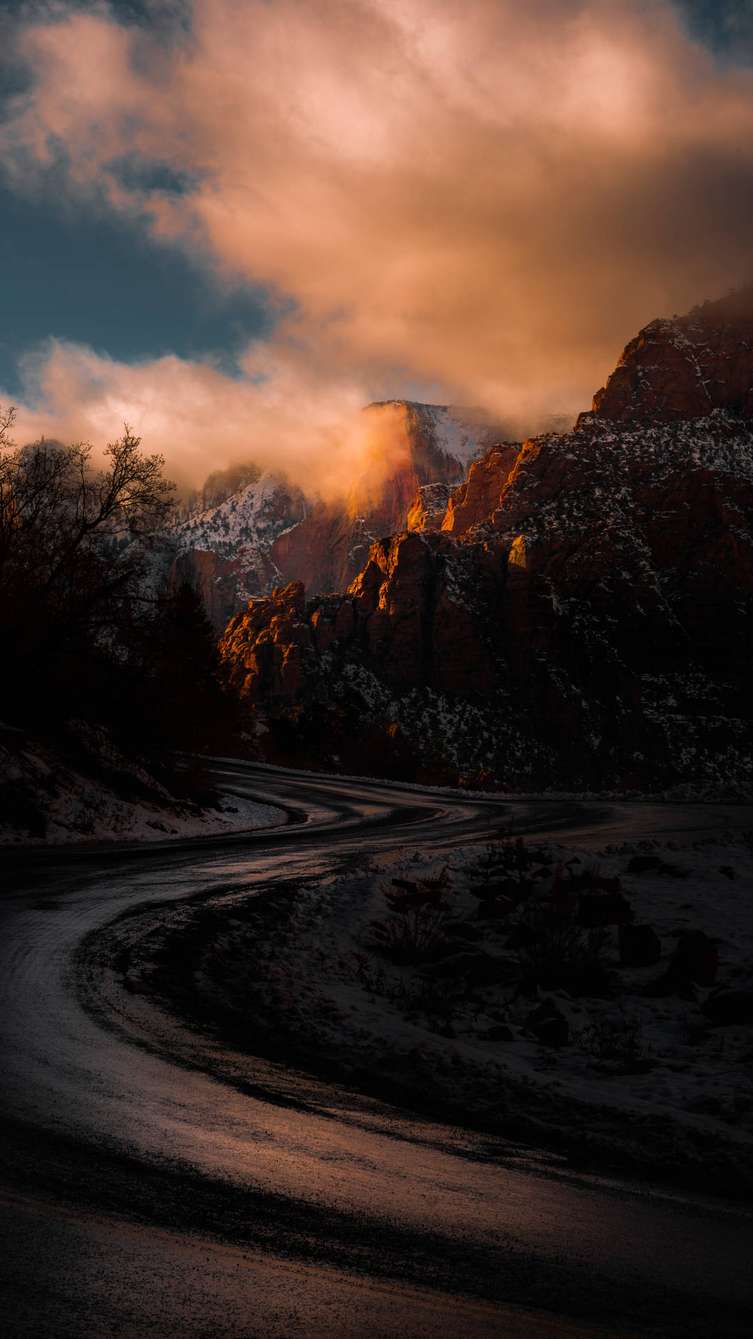 Hd Mountain Road Background