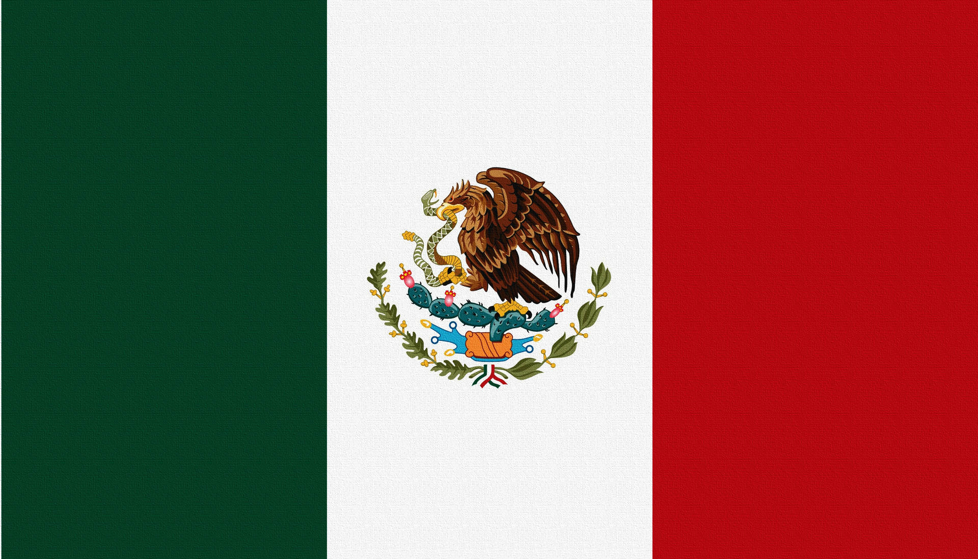 Hd National Flag Of Mexico Background