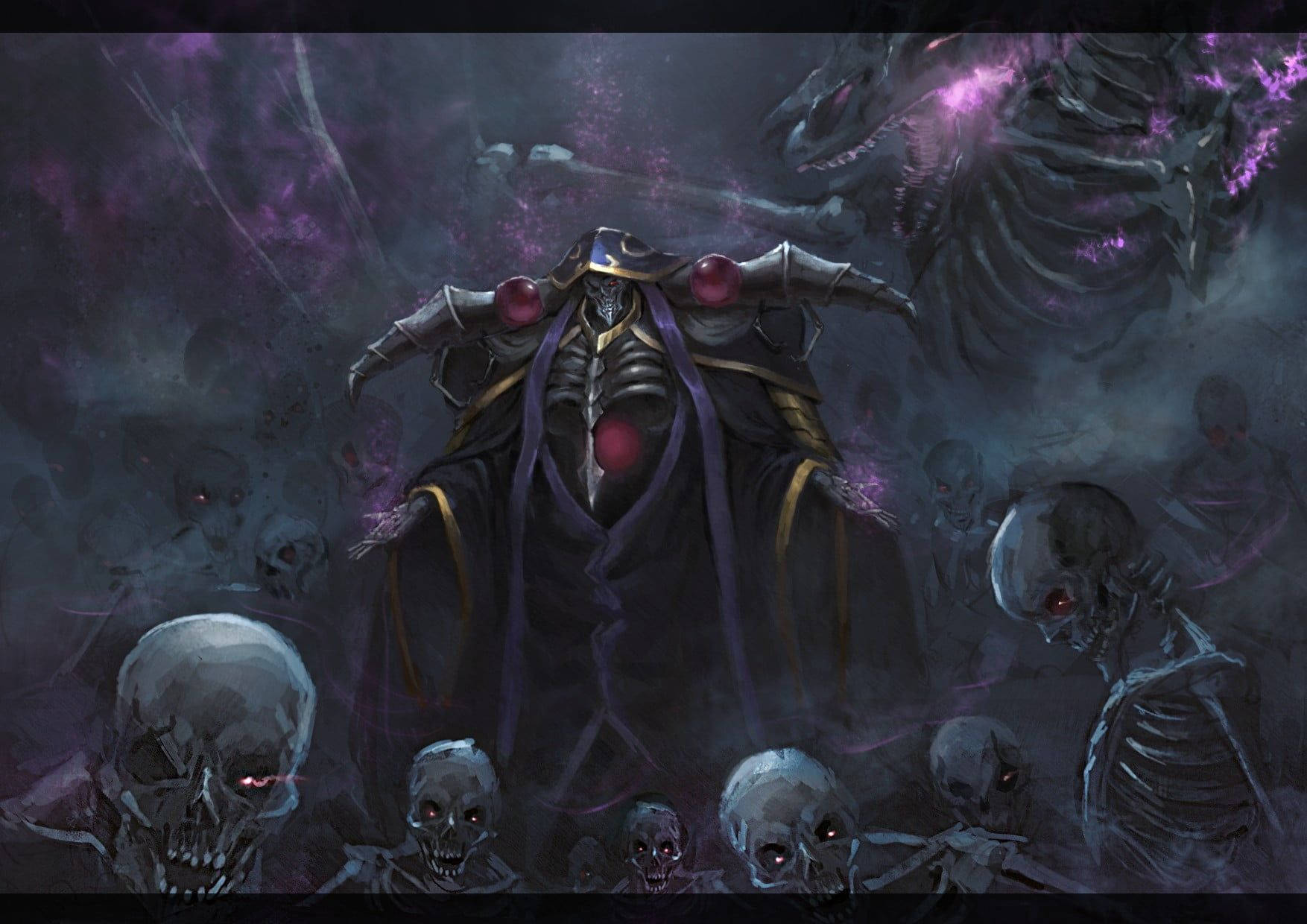 Hd Overlord Undead Ainz Ooal Gown Art Background