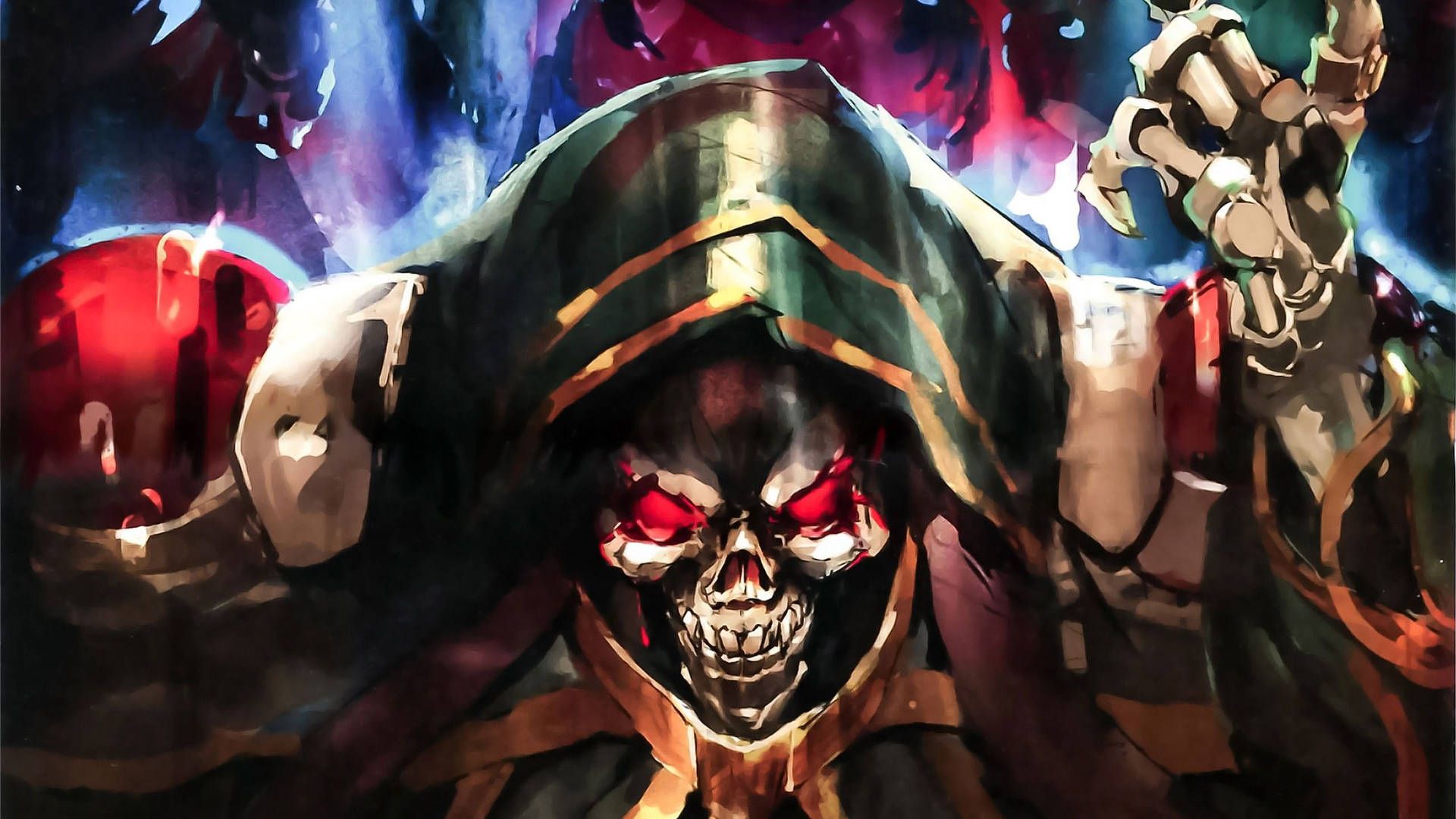 Hd Pastel Art Of Ainz Ooal Gown Overlord Background