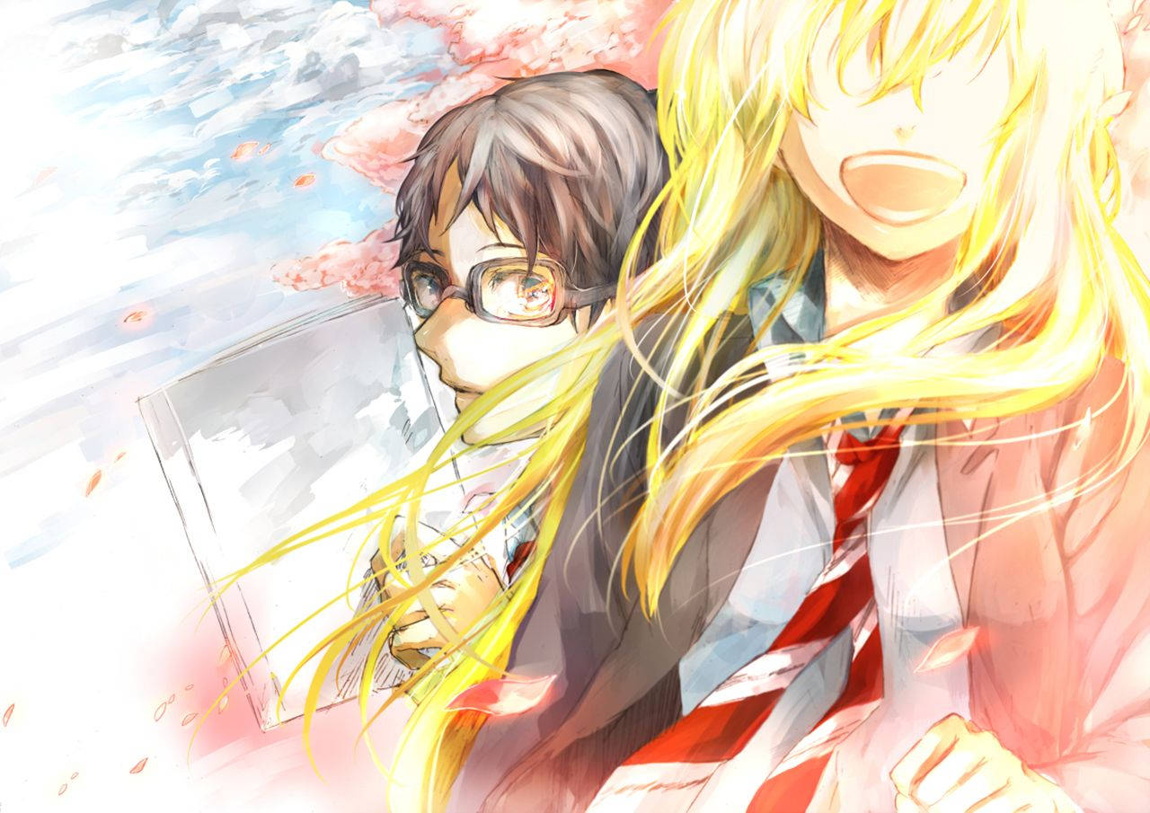 Hd Pastel Art Of Your Lie In April Background