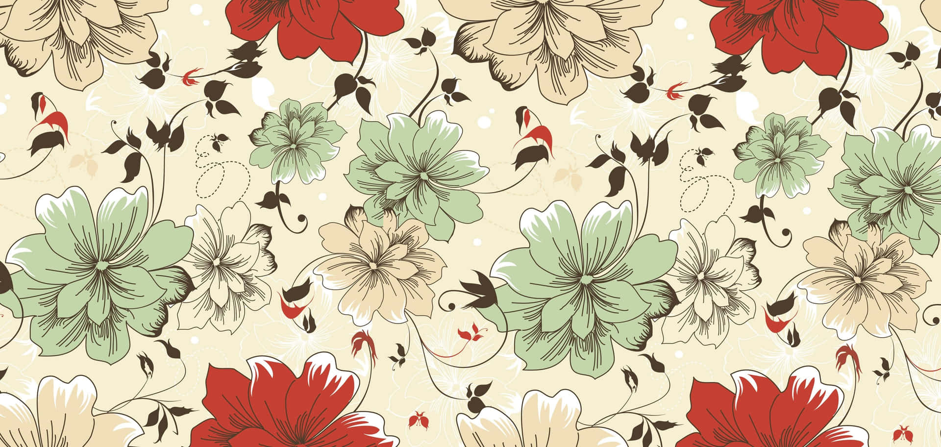 Hd Pattern Blooming Gardenia Flowers Background