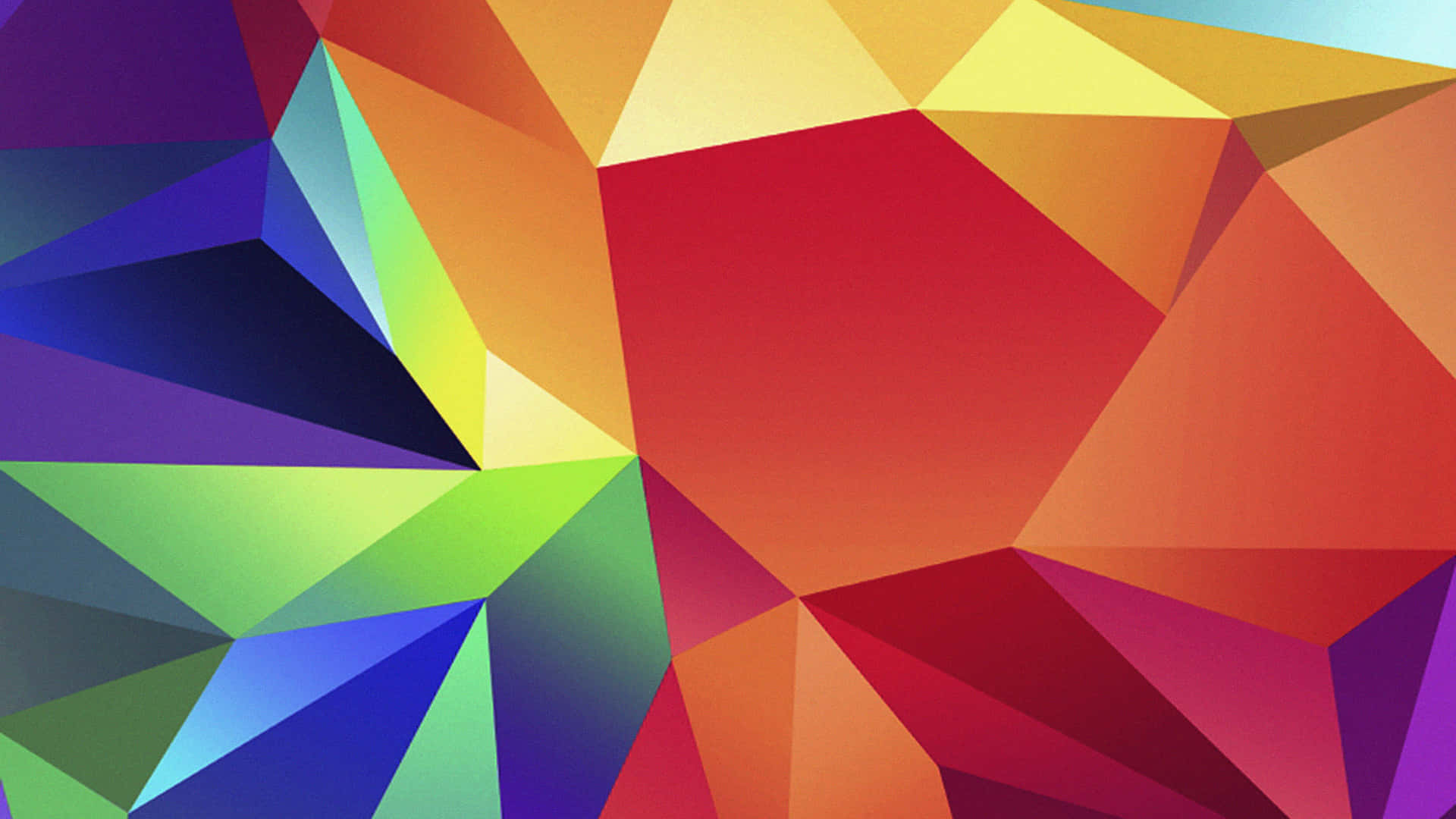 Hd Pattern Colorful Abstract Shapes Background