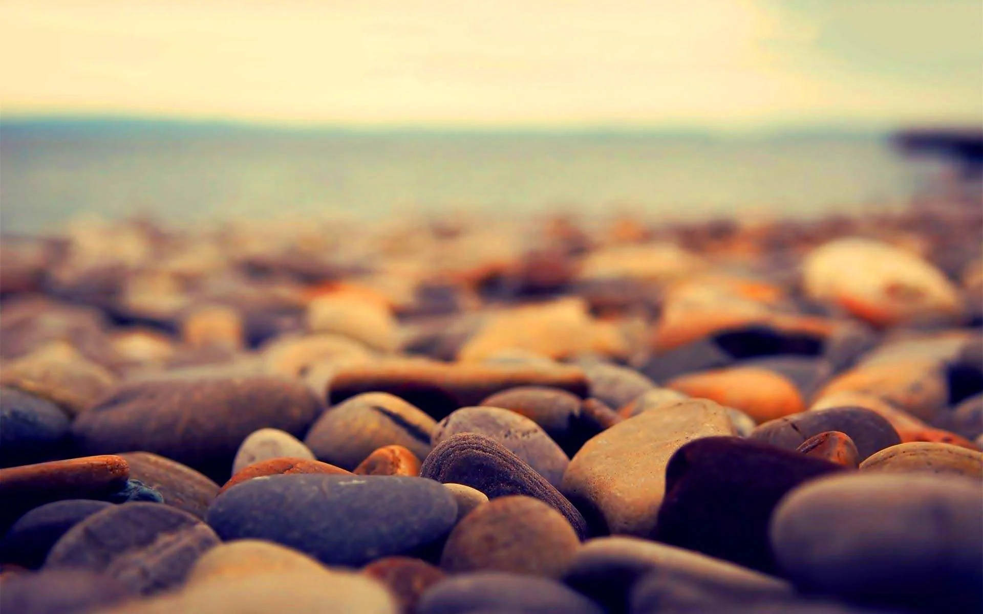 Hd Photography Of Rocks By The Beach Background