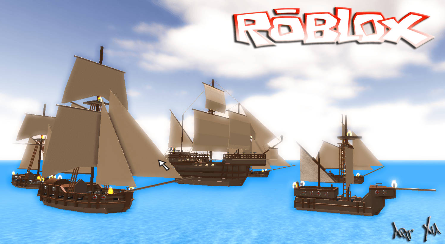 Hd Pirate Ships In Roblox Background