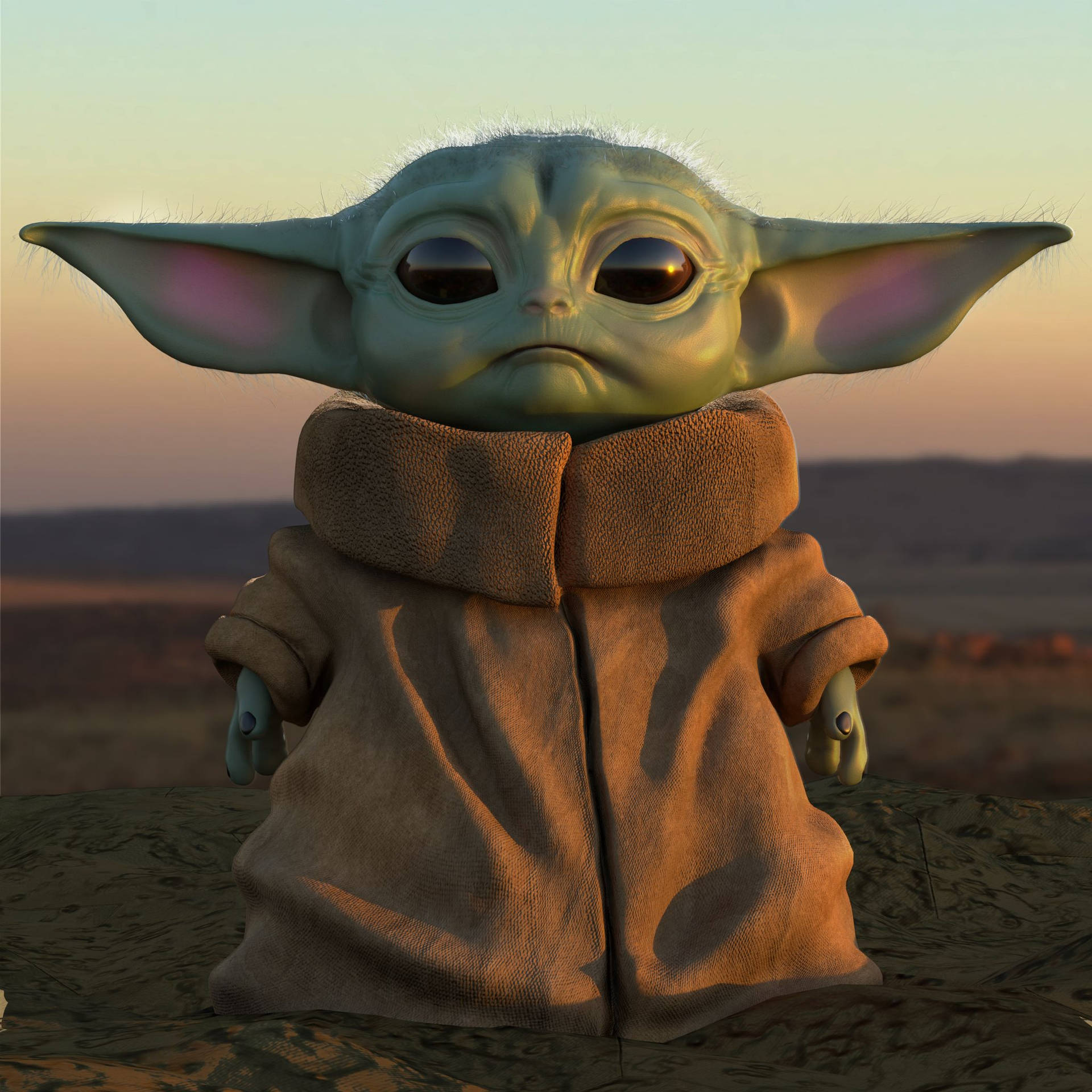 Hd Quality Baby Yoda Background