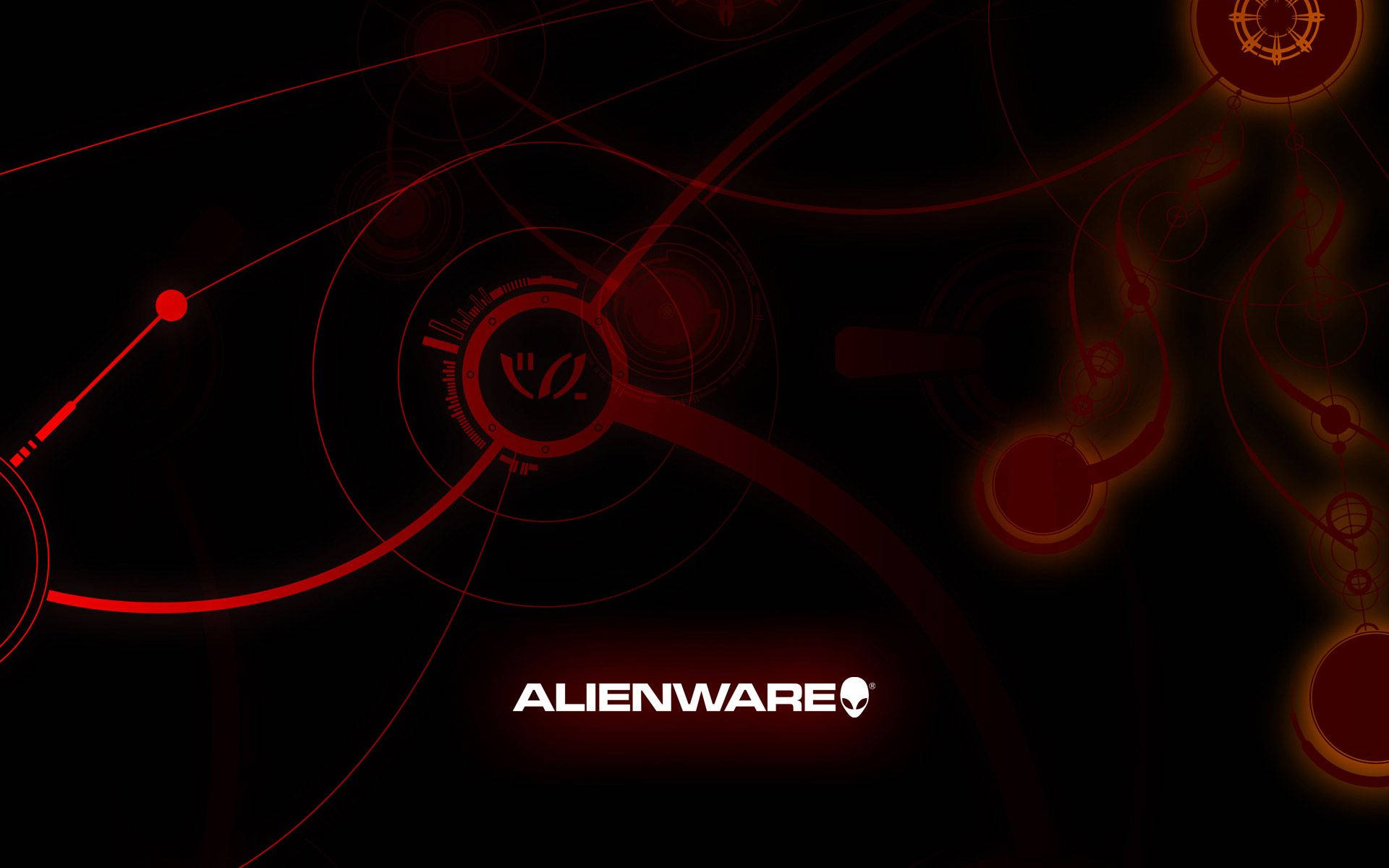 Hd Red Aesthetic Alienware Background