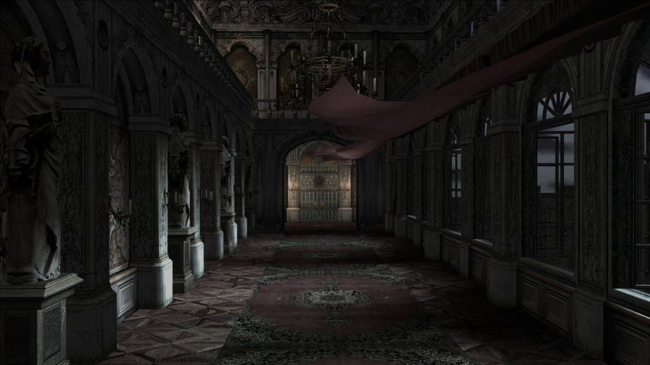 Hd Resident Evil Hallway Background