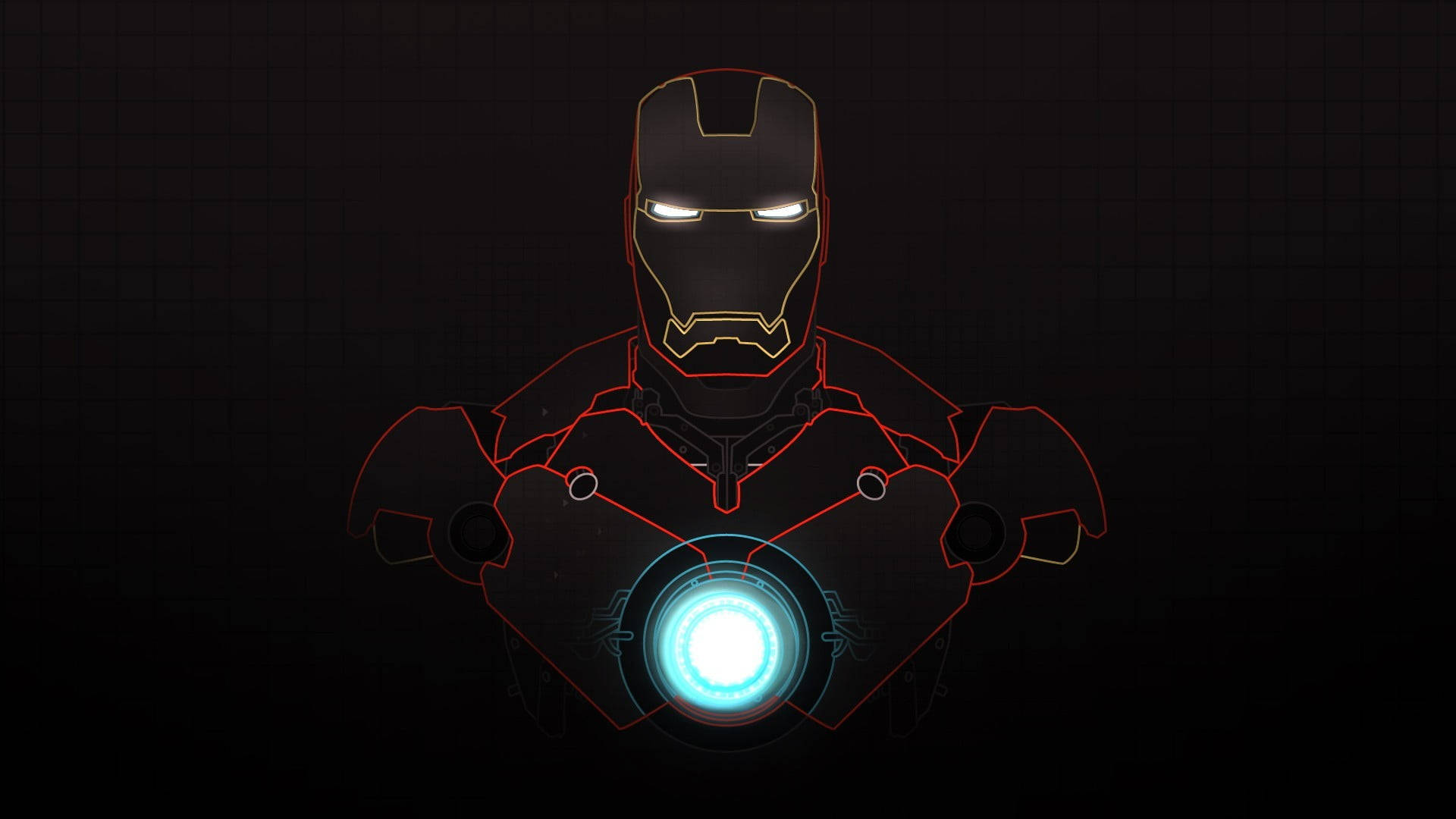 Hd Superhero Iron Man Suit Outline Background
