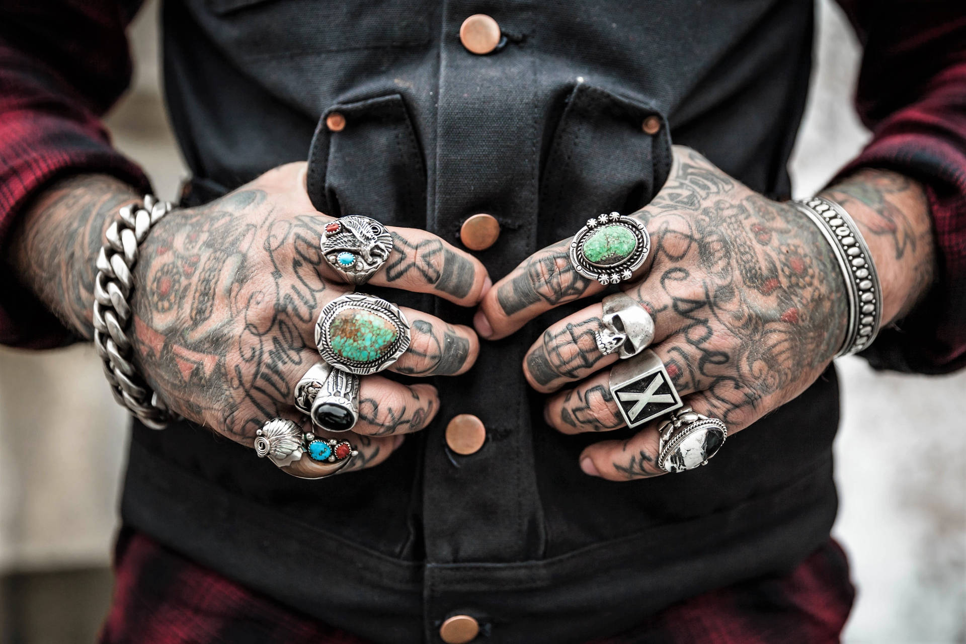 Hd Tattoo And Multiple Rings