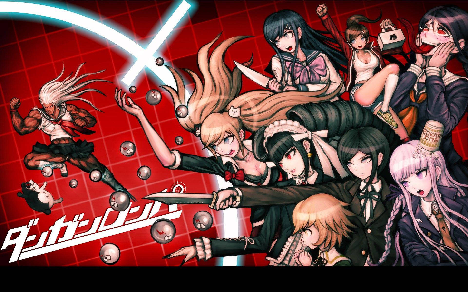 Hd Video Game Poster Of Danganronpa Background