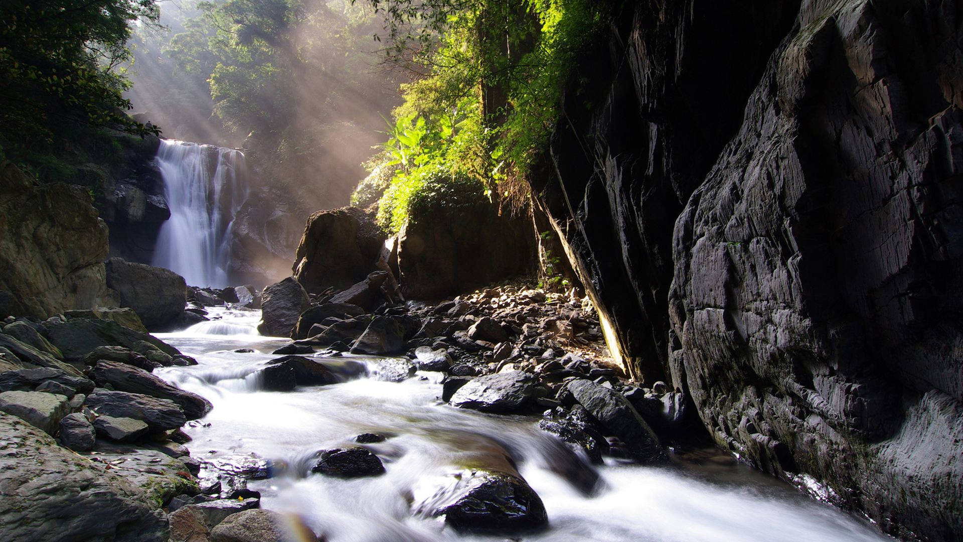 Hd Waterfall Neidong National Forest Recreation Area
