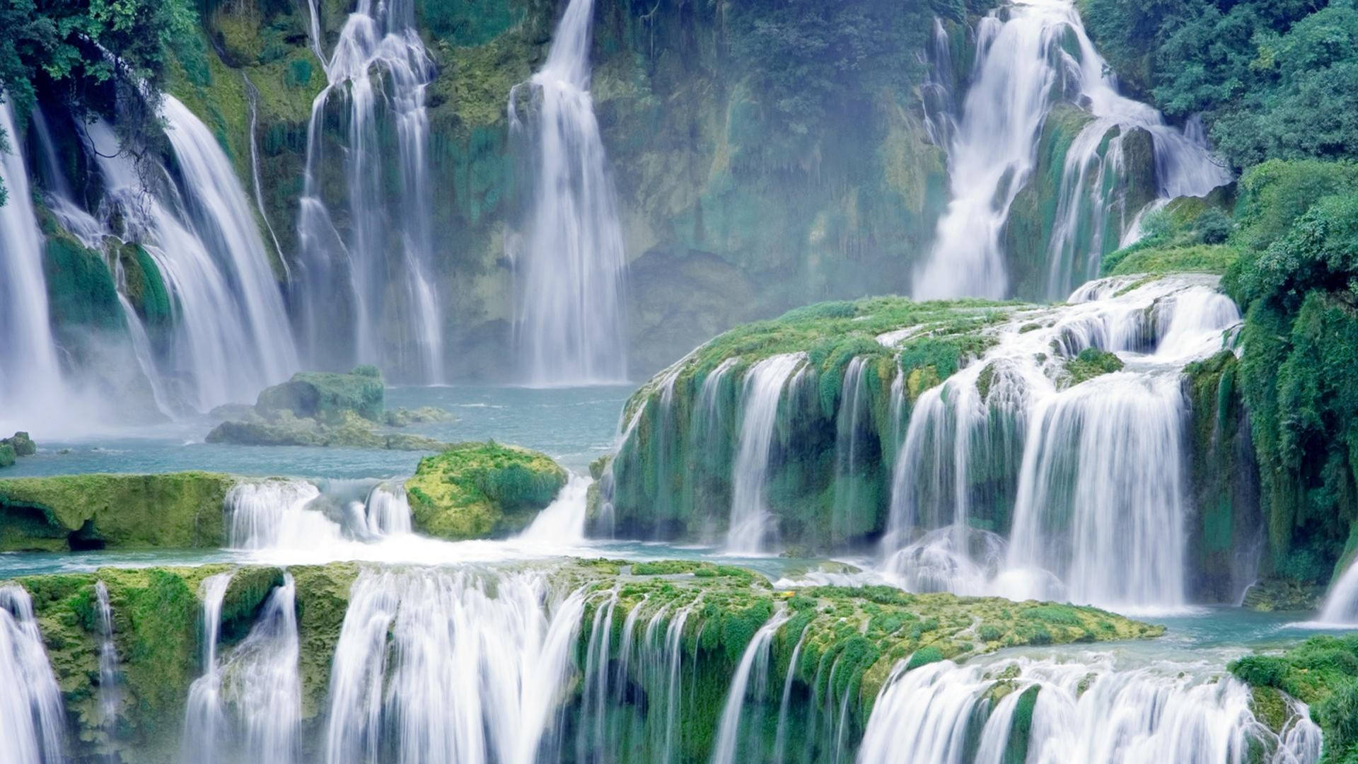 Hd Waterfall Of Vietnam's Ban Gioc Water Falls