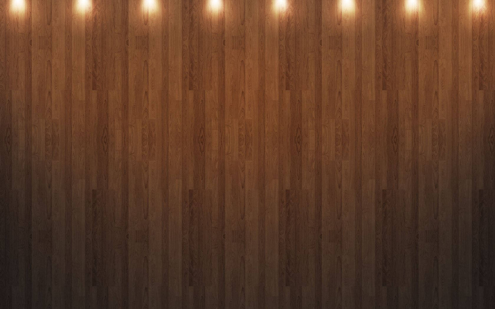 Hd Wood With Fairy Lights Background