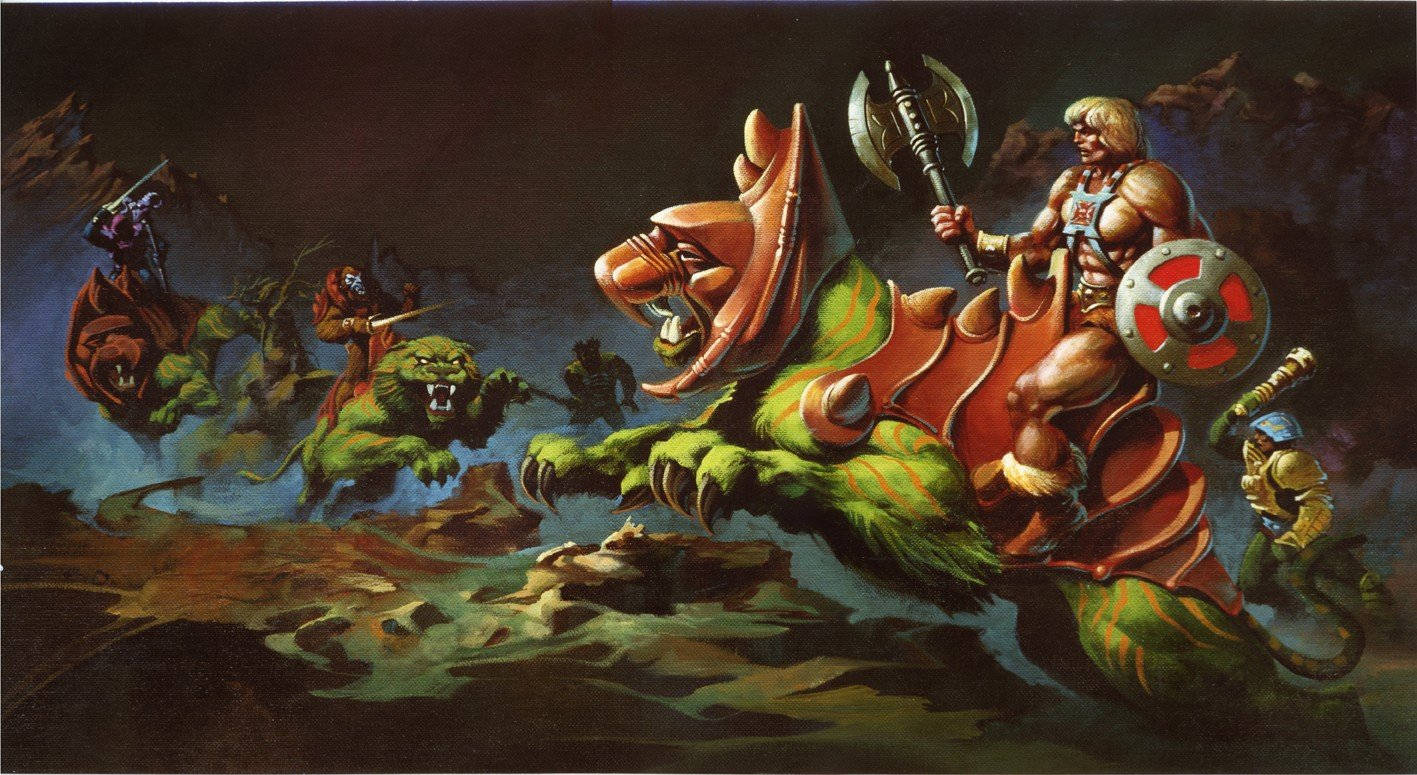 He-man And The Masters Of The Universe Digital Painting Background