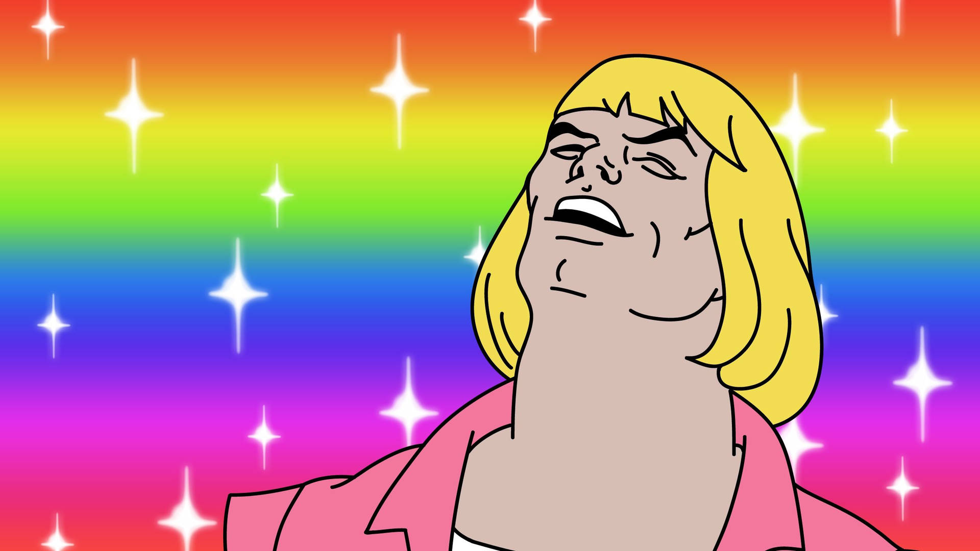 He-man Singing The Rainbow Background