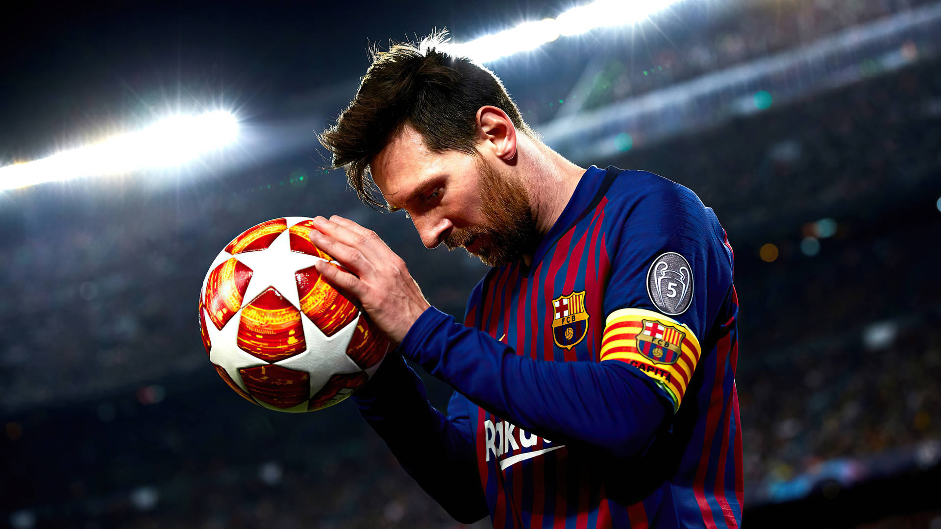 Head Bowed Messi 4k Ultra Hd Background
