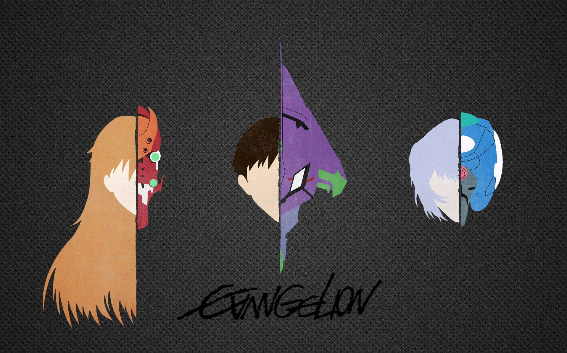 Head Portrait Evangelion Phone Background