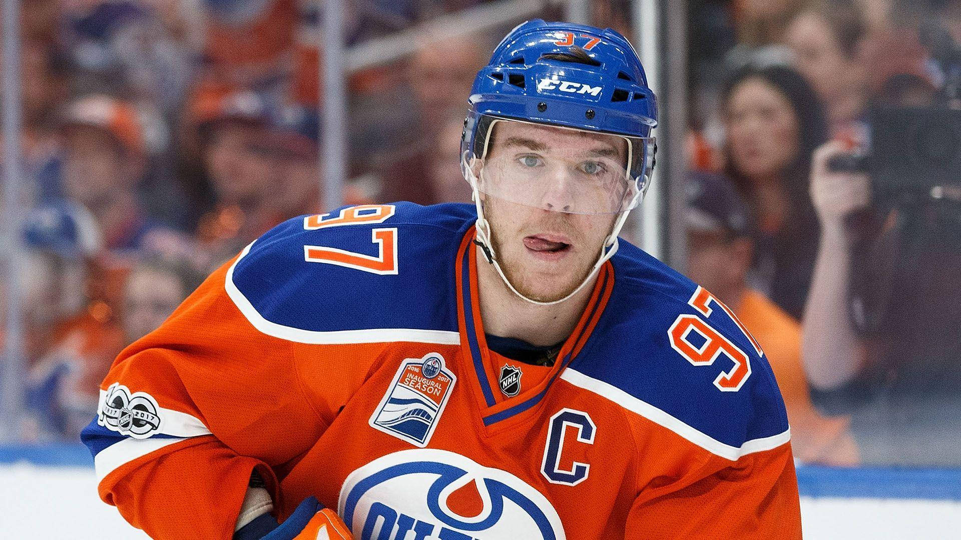 Head Shot Of Connor Mcdavid Background